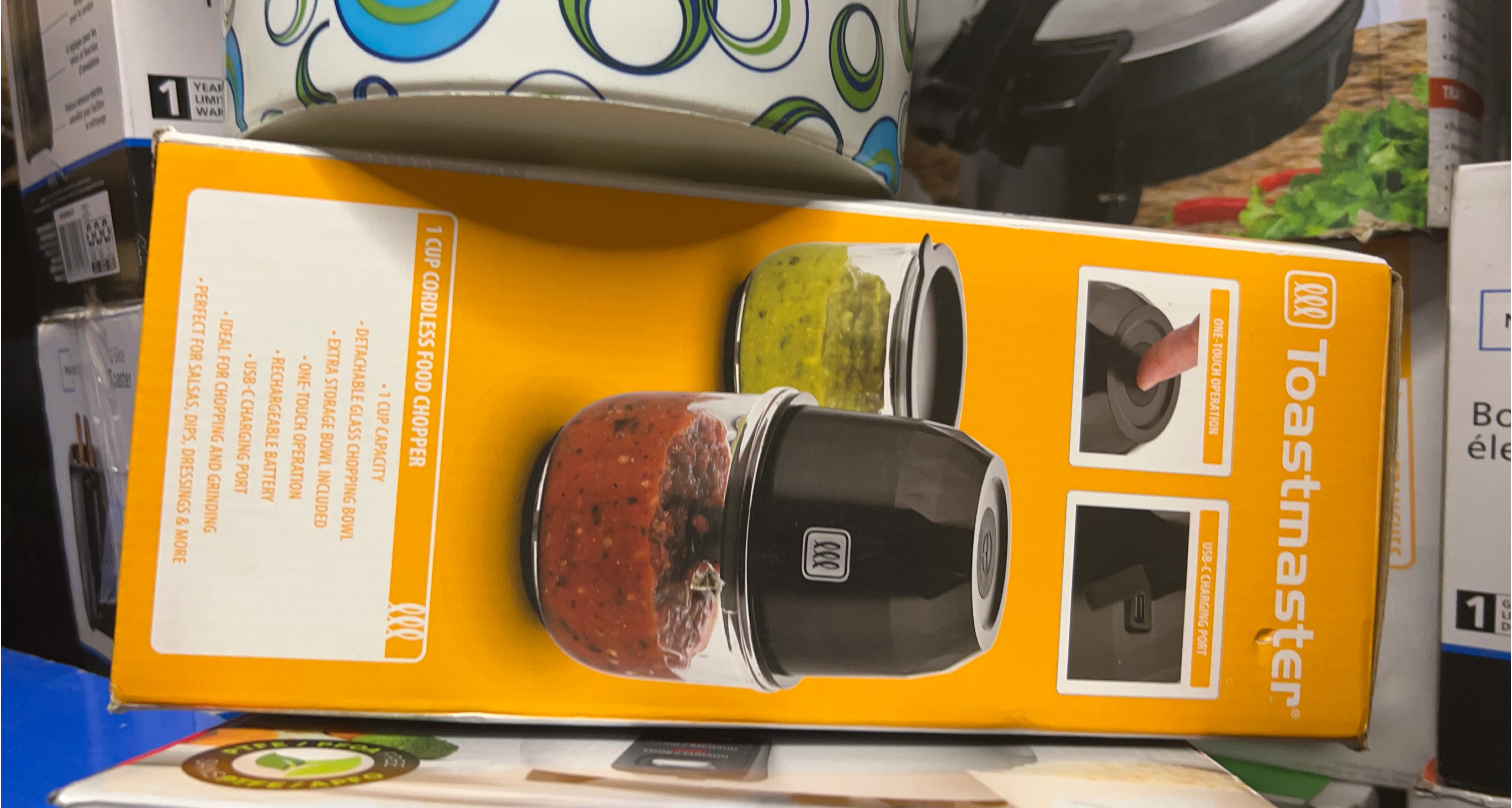 Toastmaster 1 Cup Cordless Food Chopper