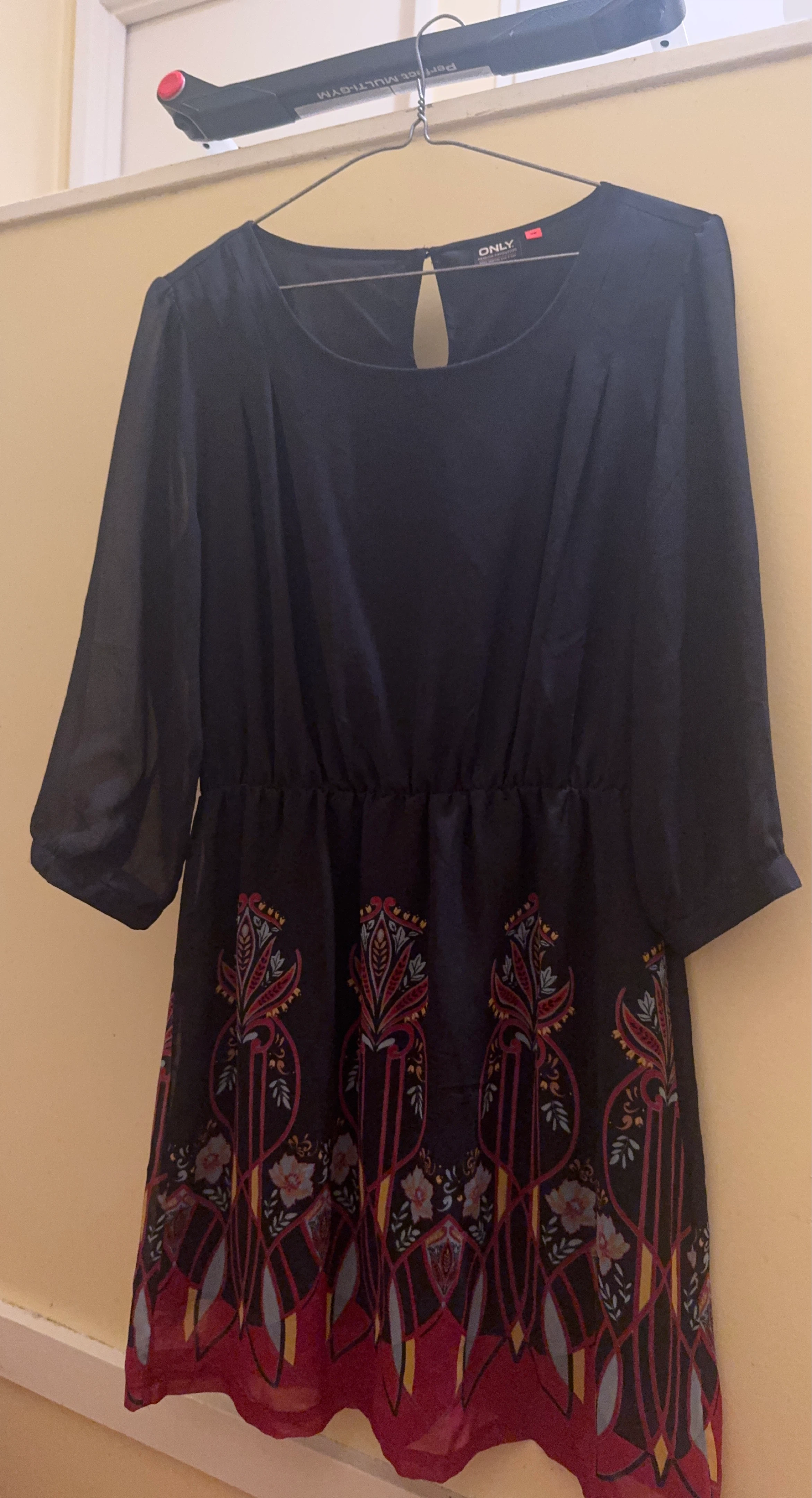 ONLY Navy Dress with Floral Print