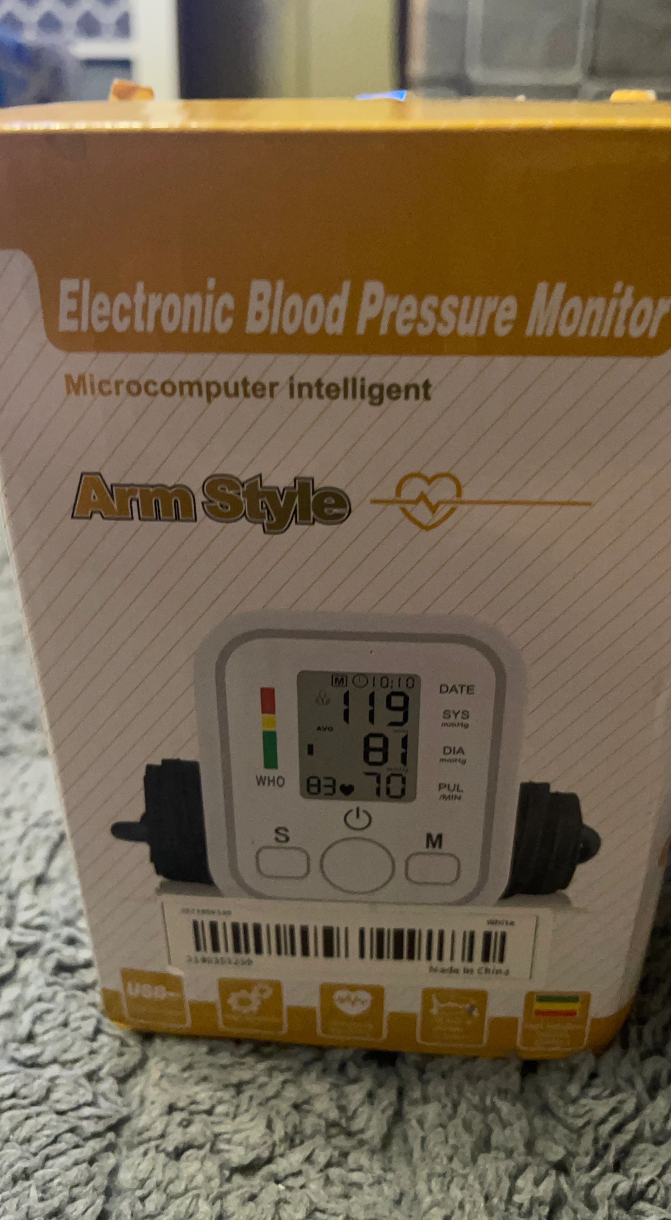 Electronic Arm Style Blood Pressure Monitor