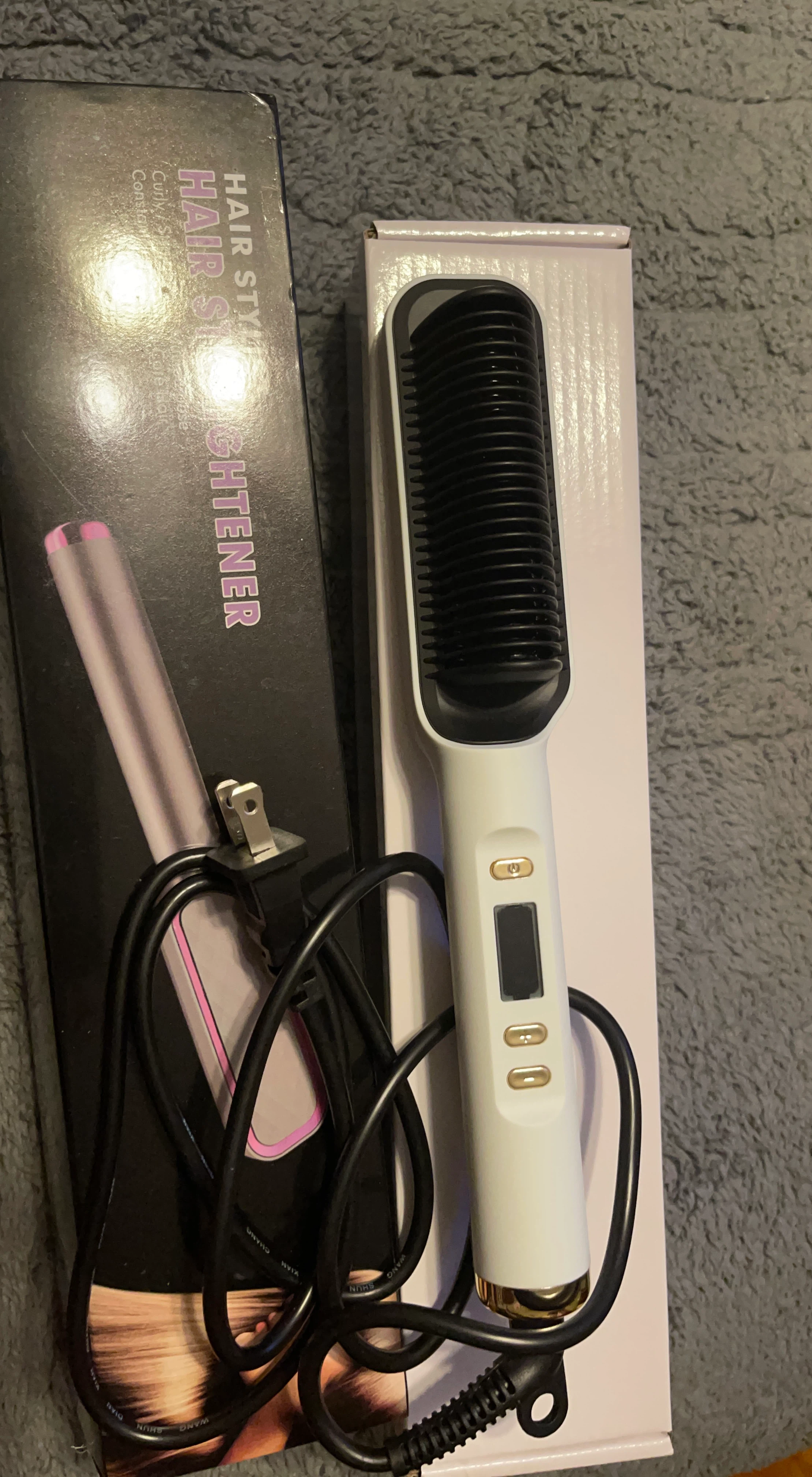Hair Straightener Brush