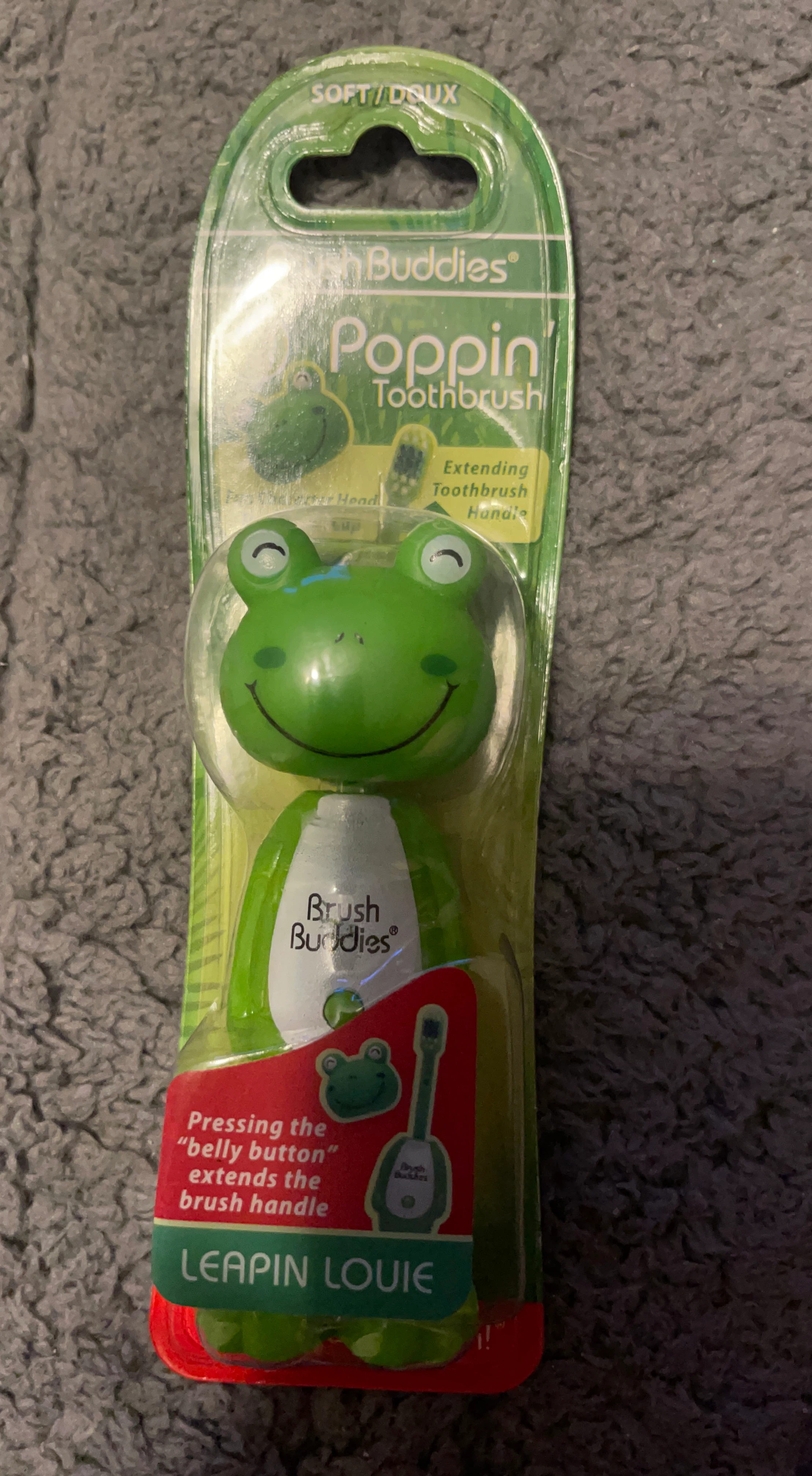 Brush Buddies Poppin Toothbrush - Leapin' Louie