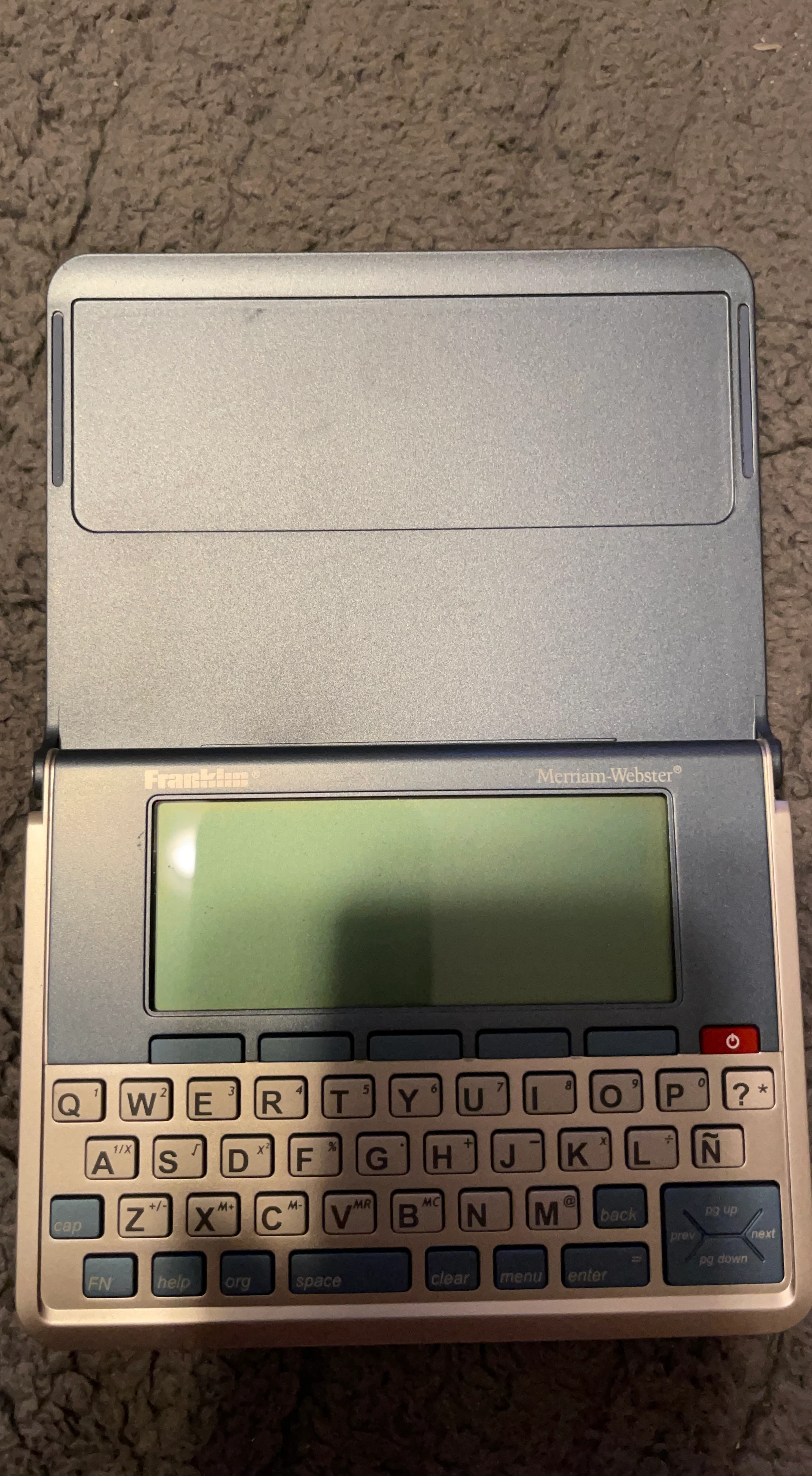 Franklin Merriam-Webster Electronic Dictionary