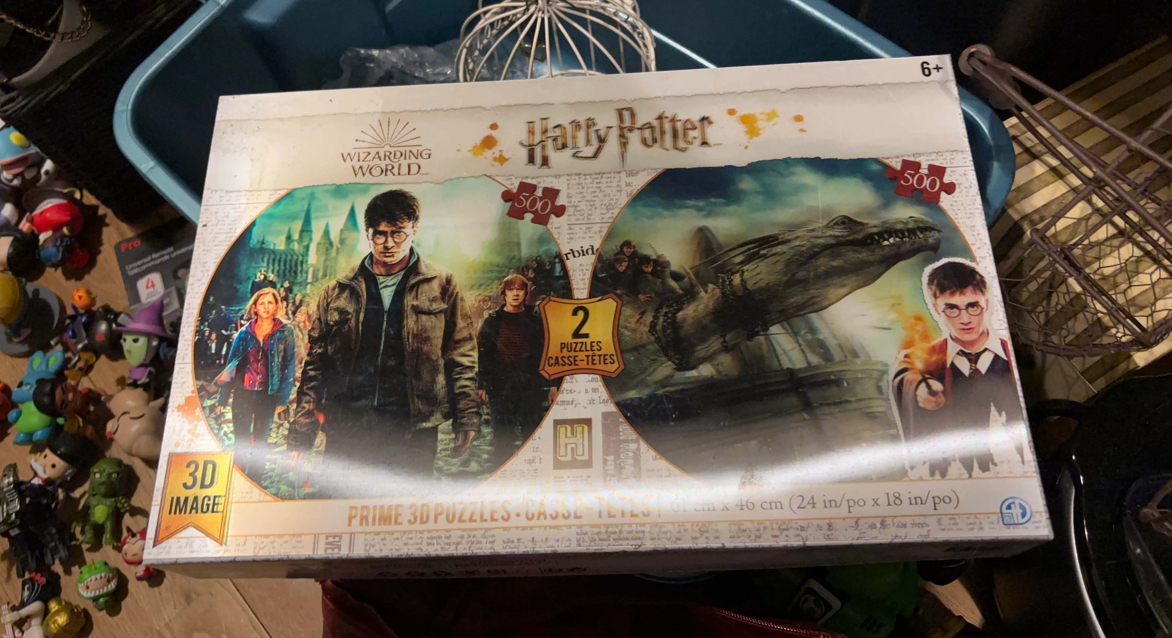 Harry Potter Prime 3D Puzzles - 2 x 500 Pieces
