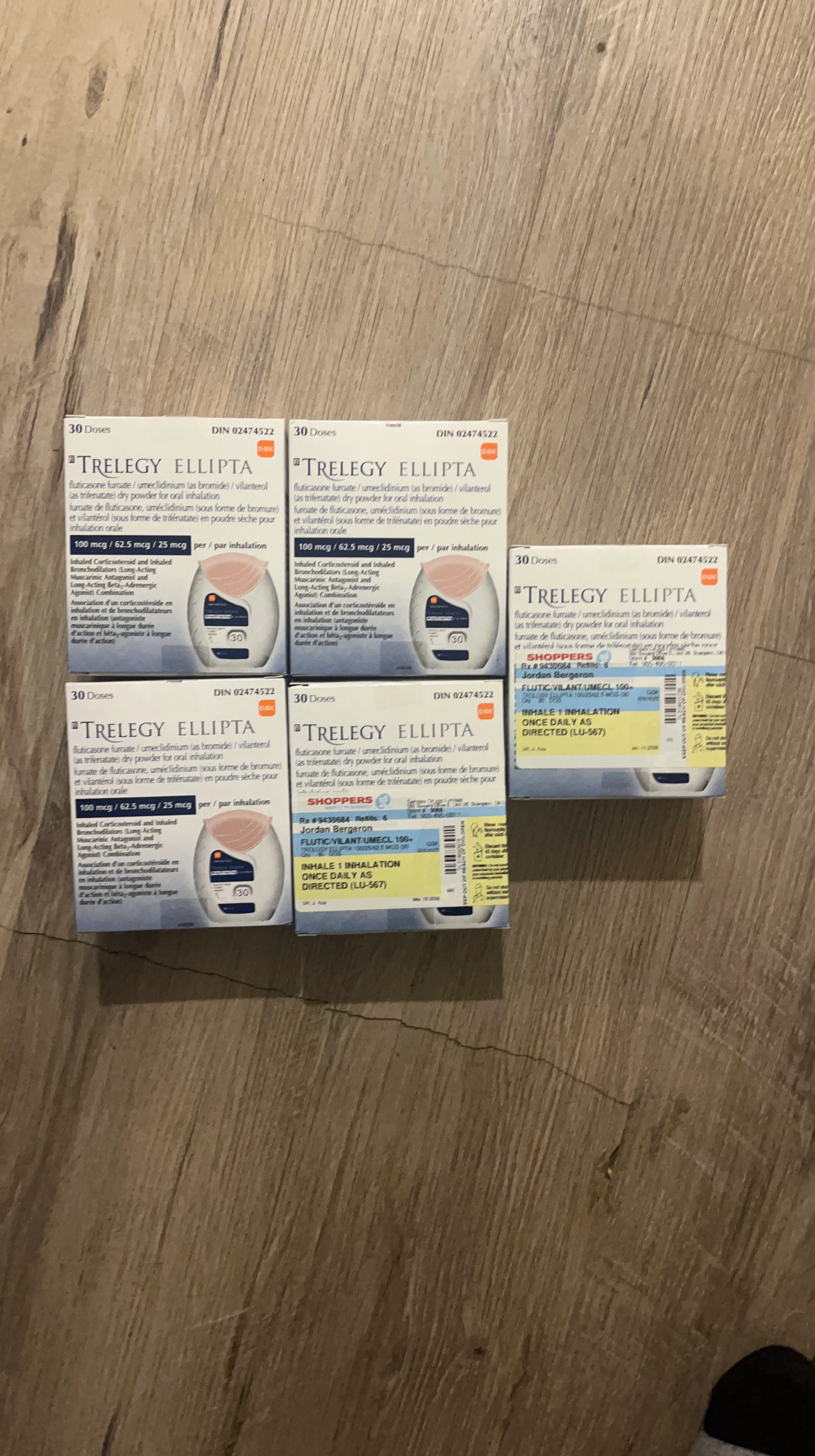 Trelgy Ellipta Inhaler (30 Doses)