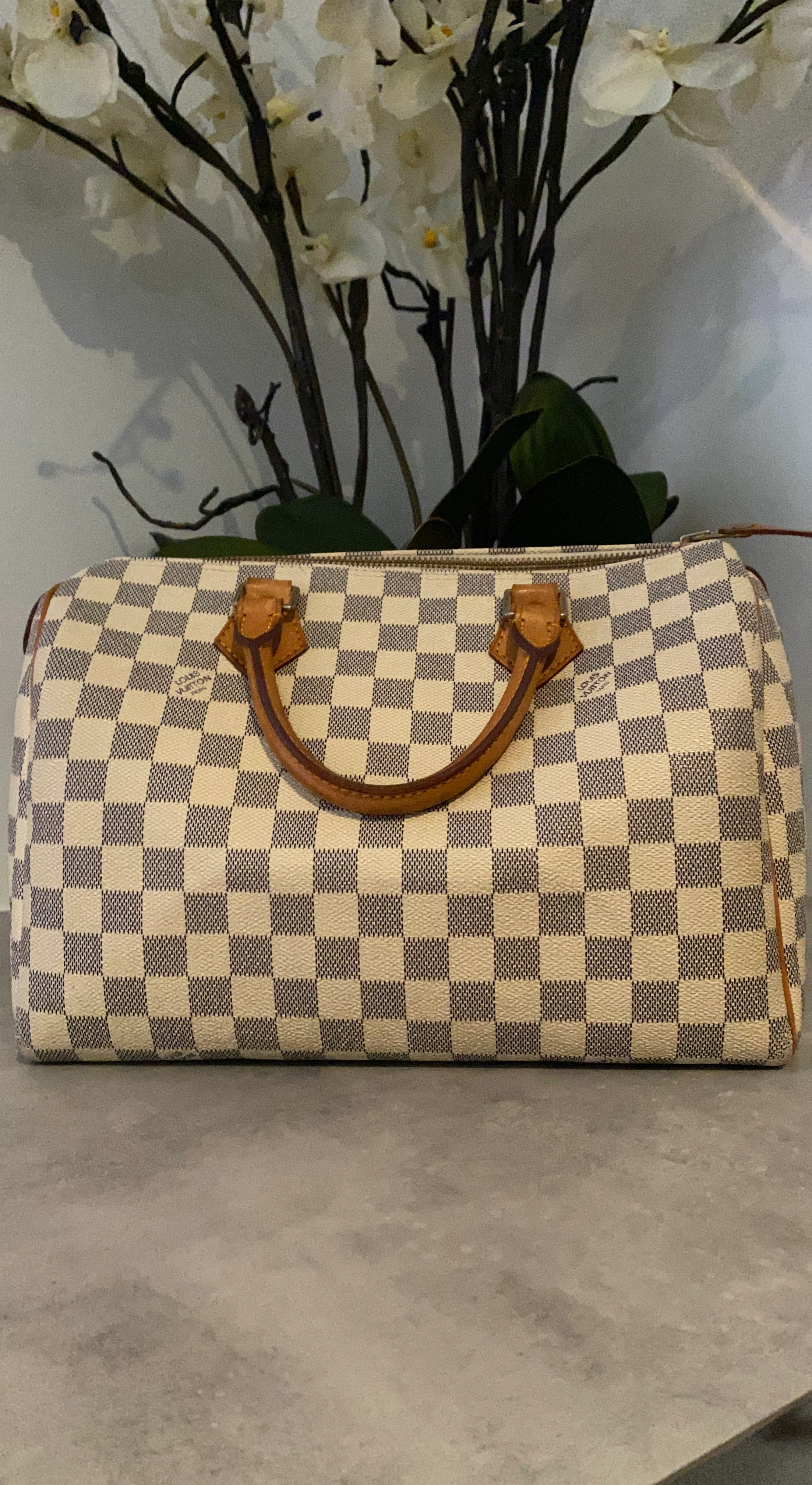 Louis Vuitton Speedy Damier Azur 30 Handbag