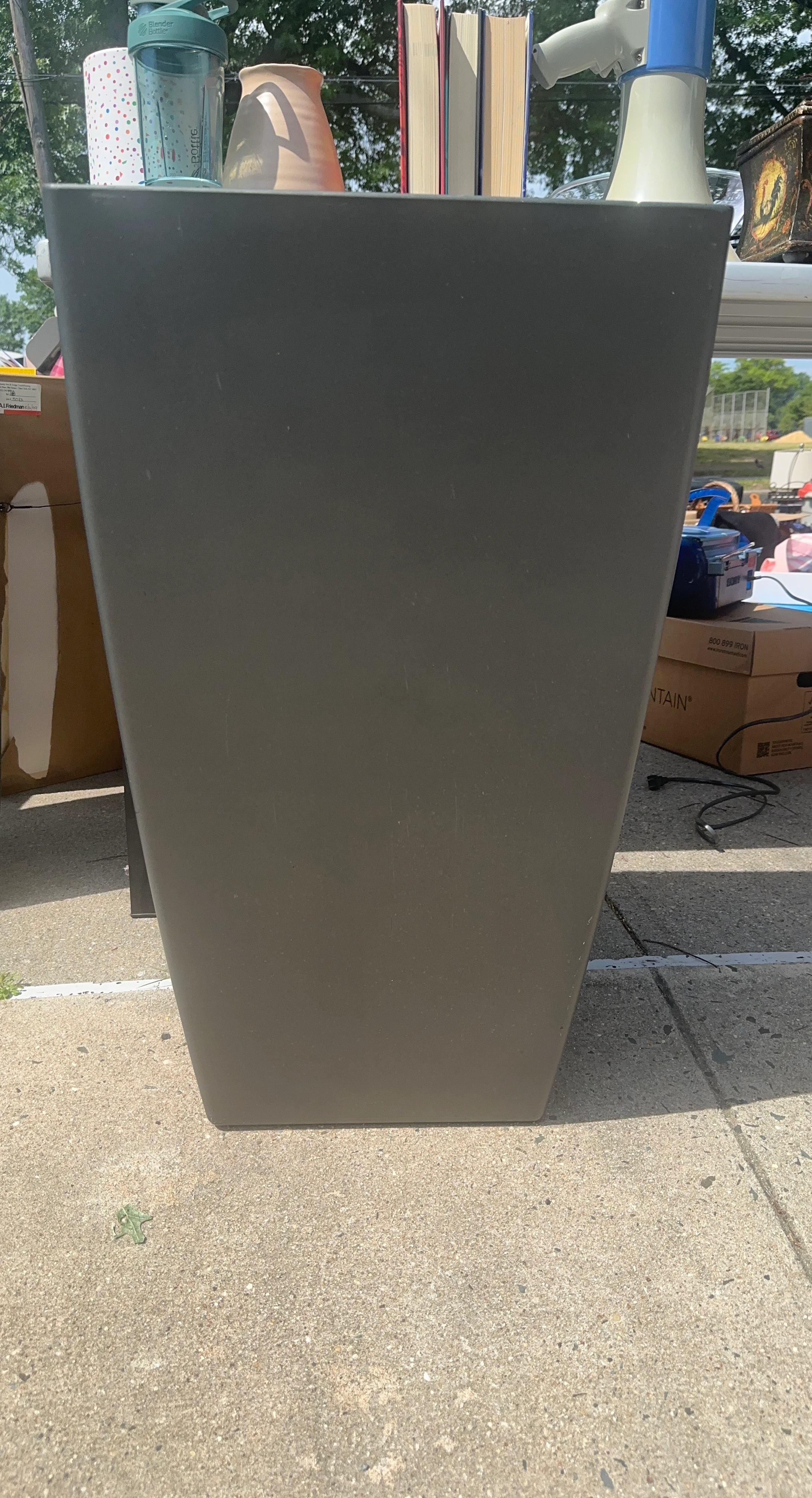 Tall Square Planter Pot