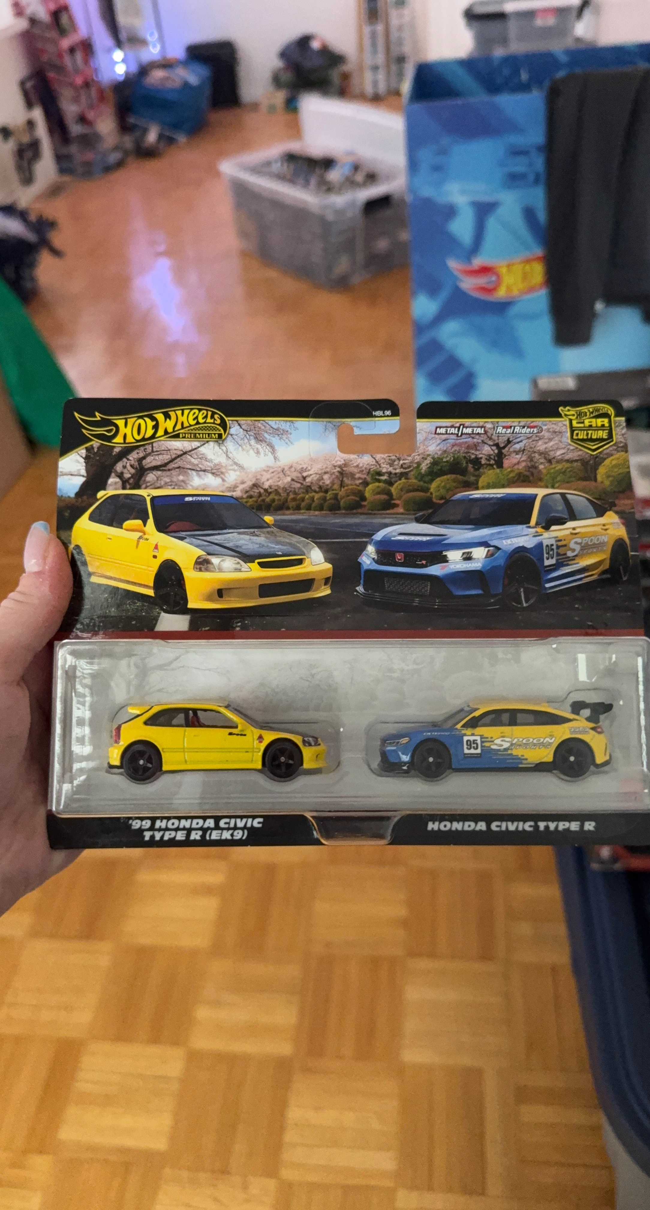 Hot Wheels Premium Car Culture Honda Civic Type R Twin Pack