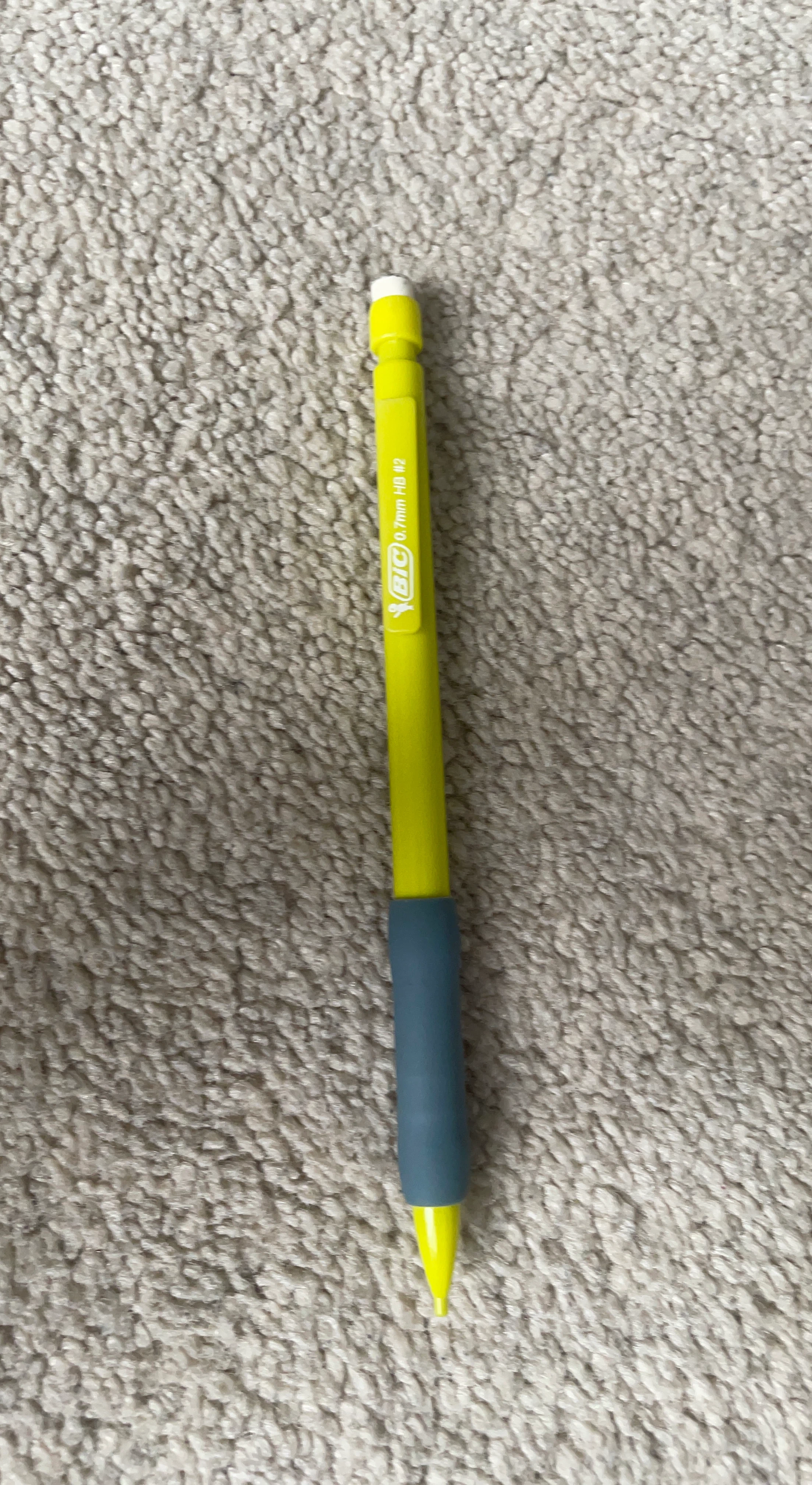Bic Mechanical Pencil 0.7mm HB #2 Yellow