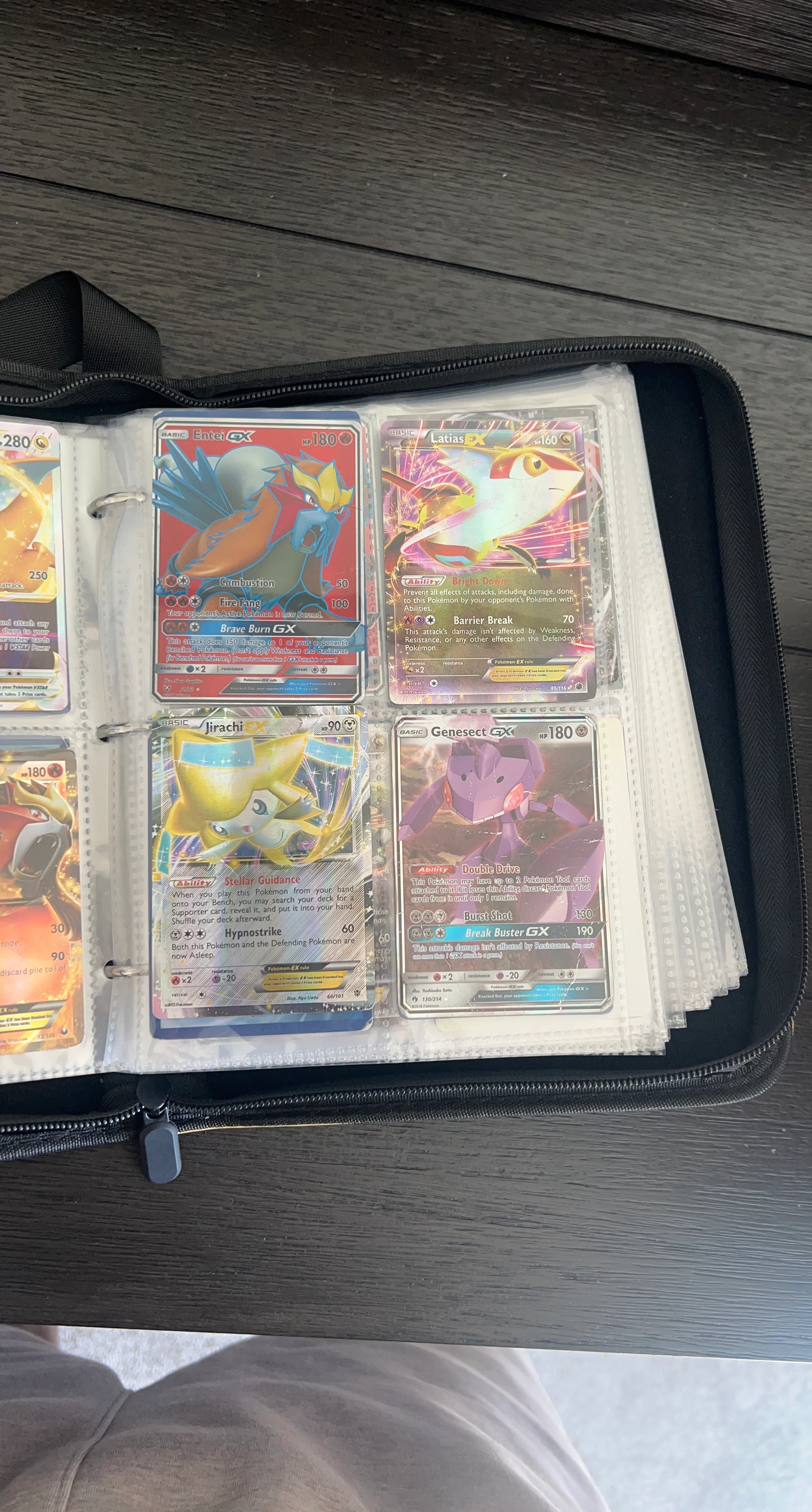 Pokemon GX Cards - Entei, Latias, Jirachi, Genesect