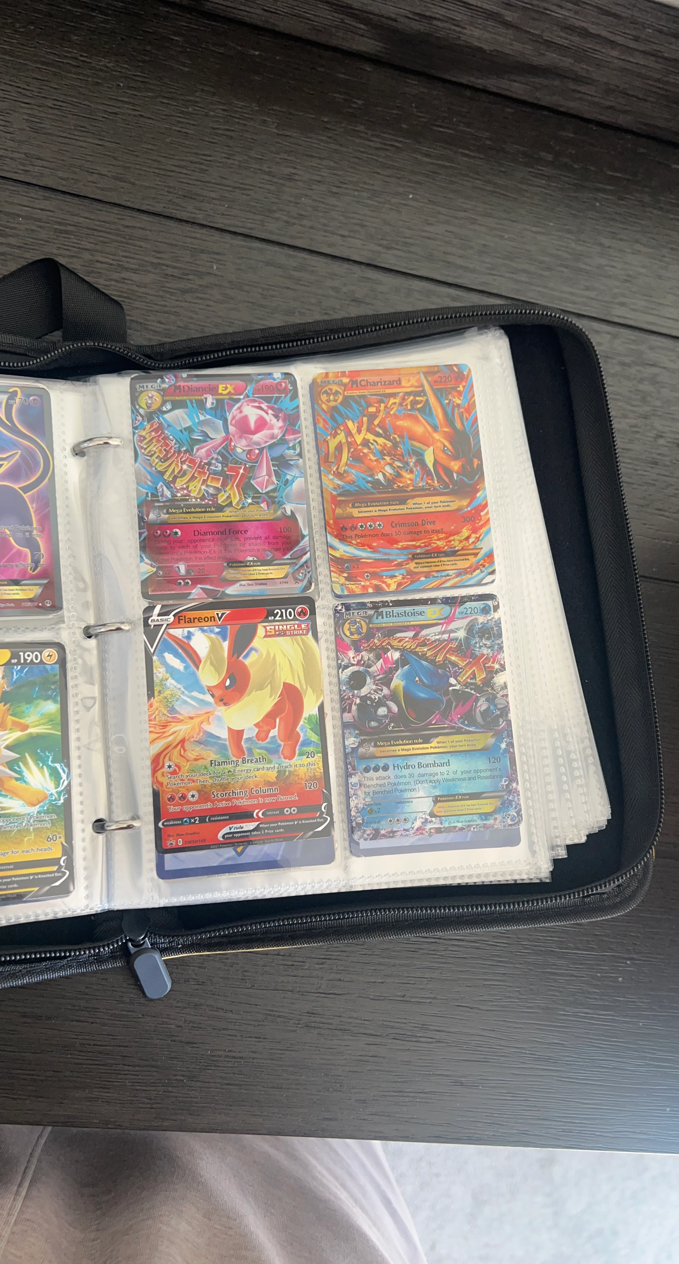 Pokemon Cards - Mega Diancie EX, Charizard EX, Blastoise EX,