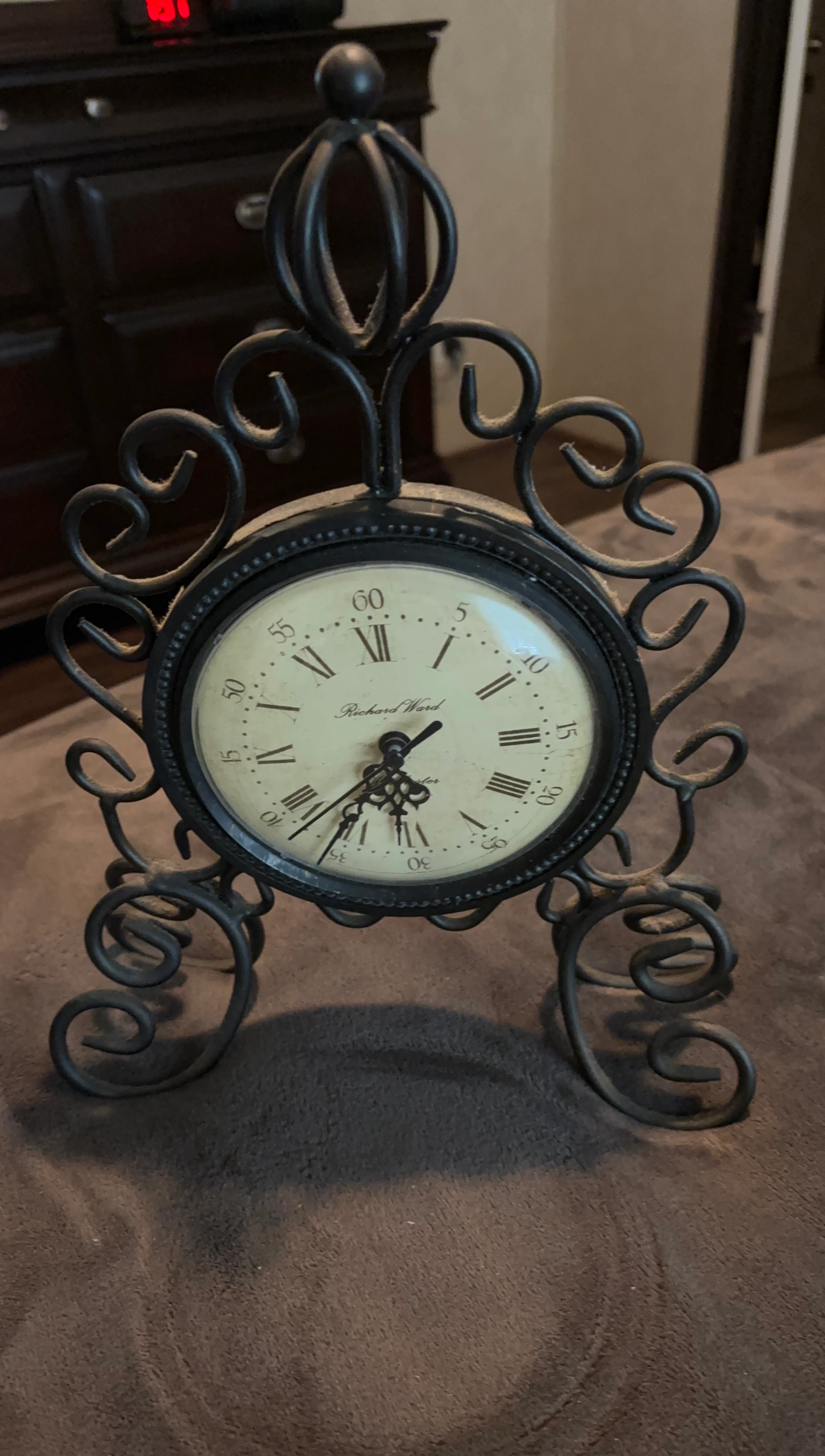 Richard Ward Ornate Tabletop Clock