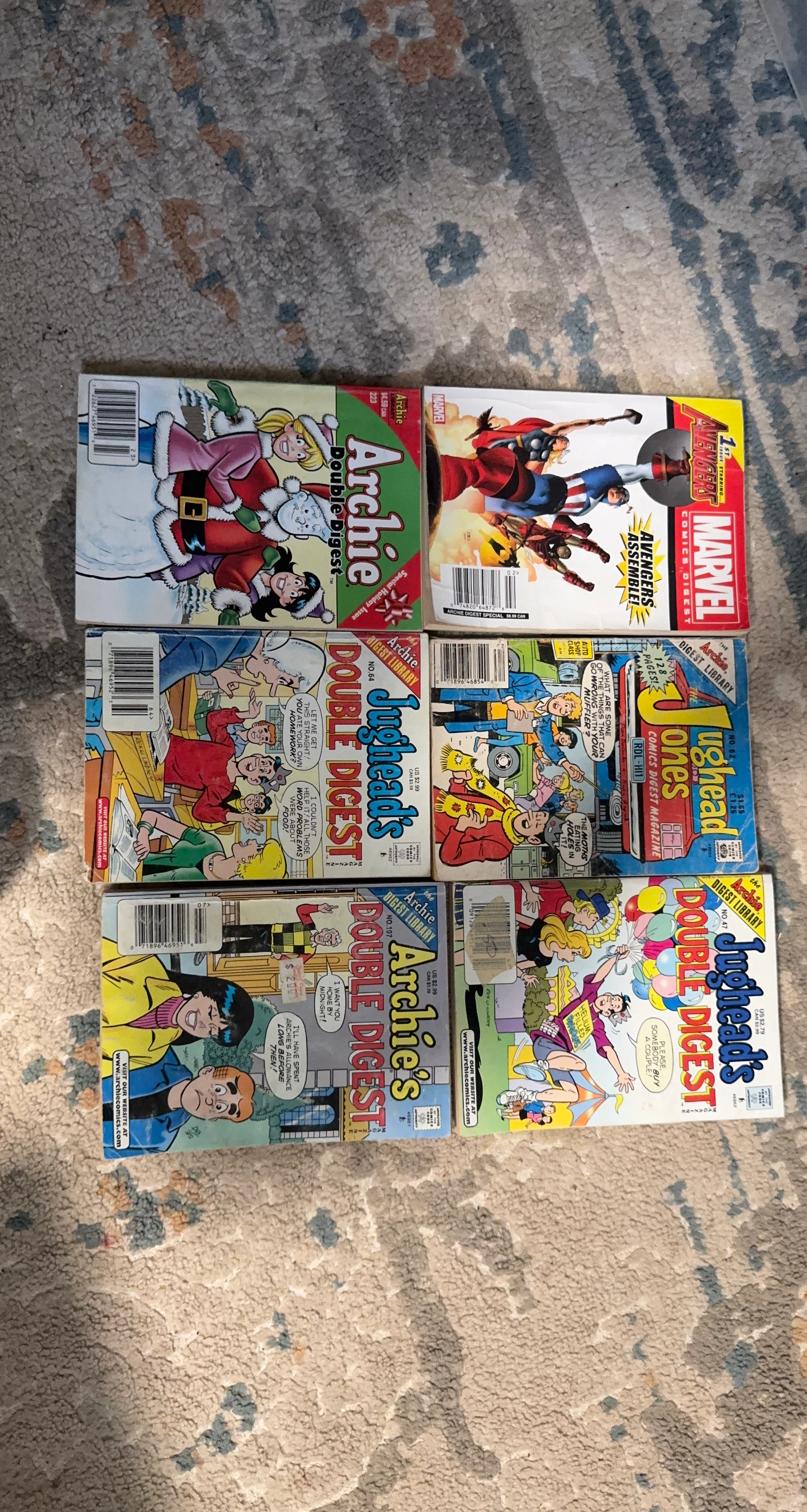 Archie & Jughead Double Digest Comics (Bundle of 4)