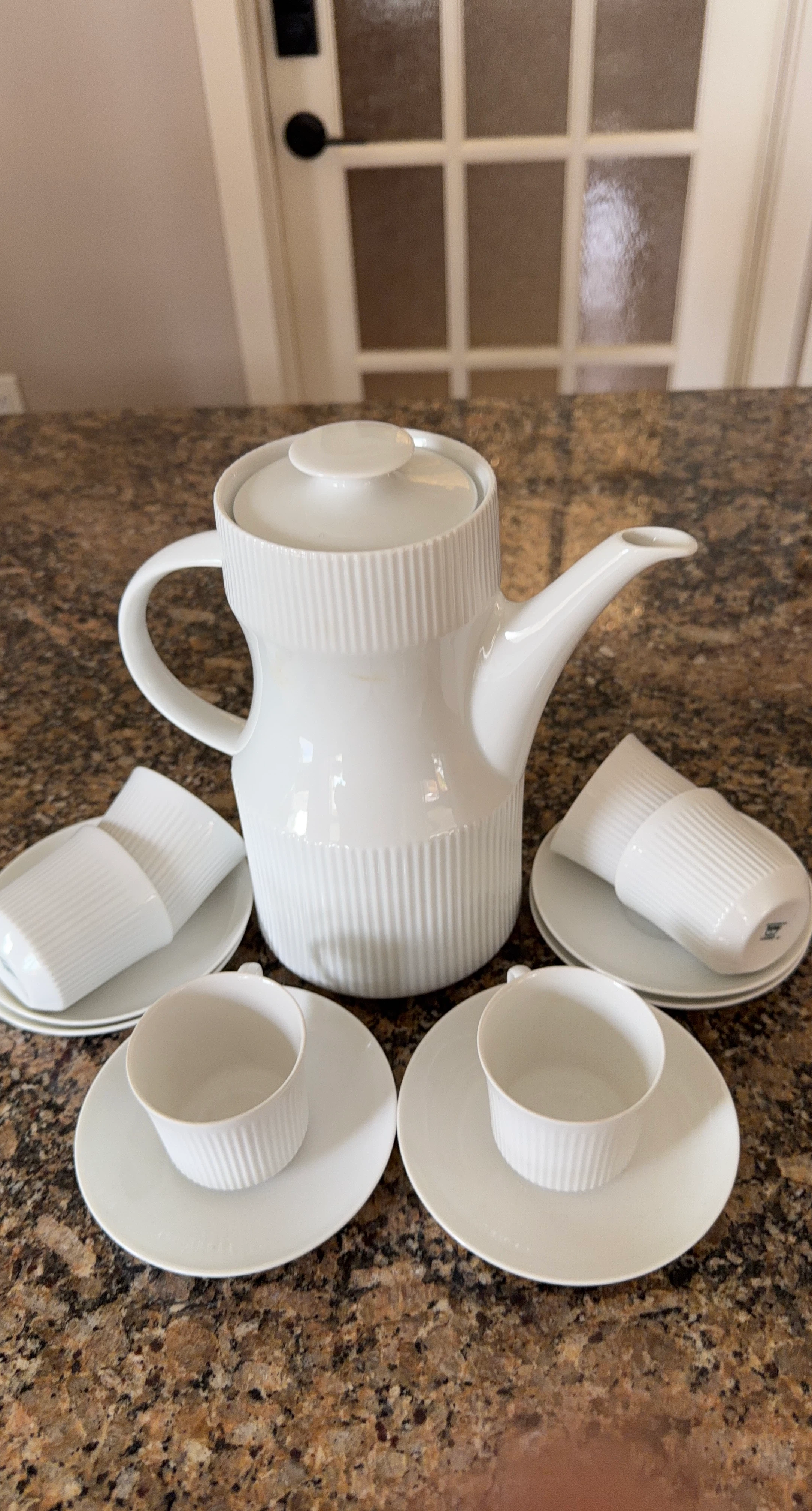 Thomas Germany Coffee Pot with Cups and Saucers