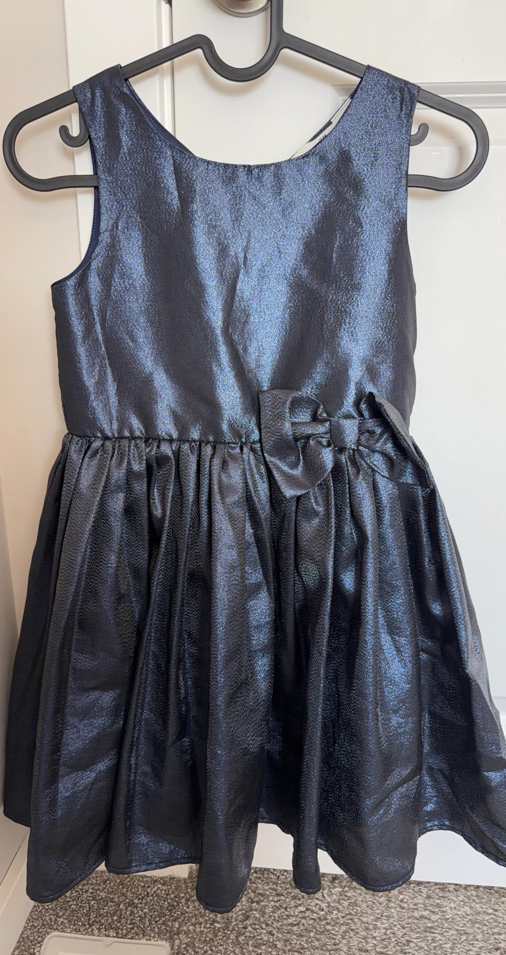 Girls' Black Sparkle Dress