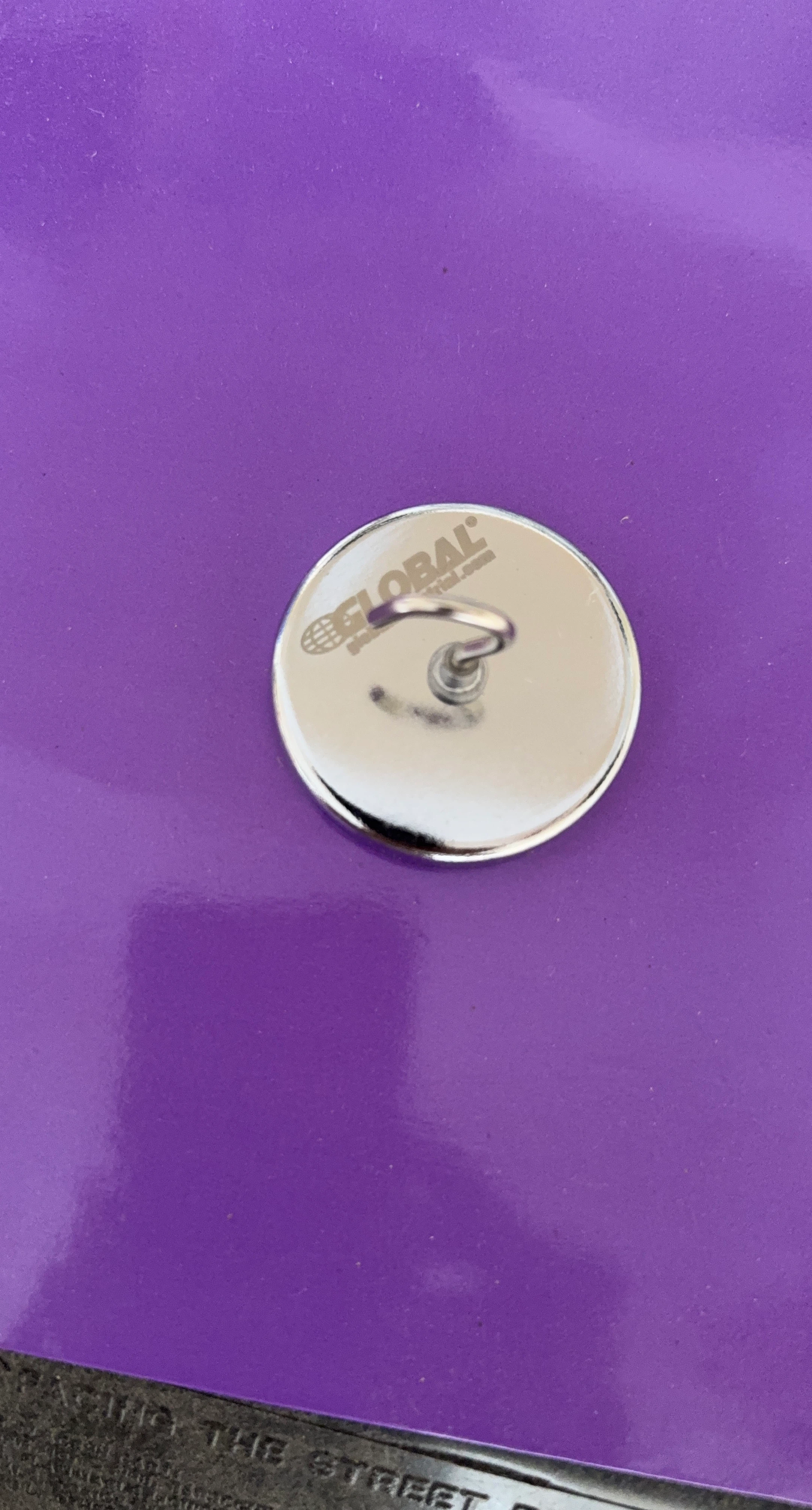 Global 2-inch Metal Magnetic Hook
