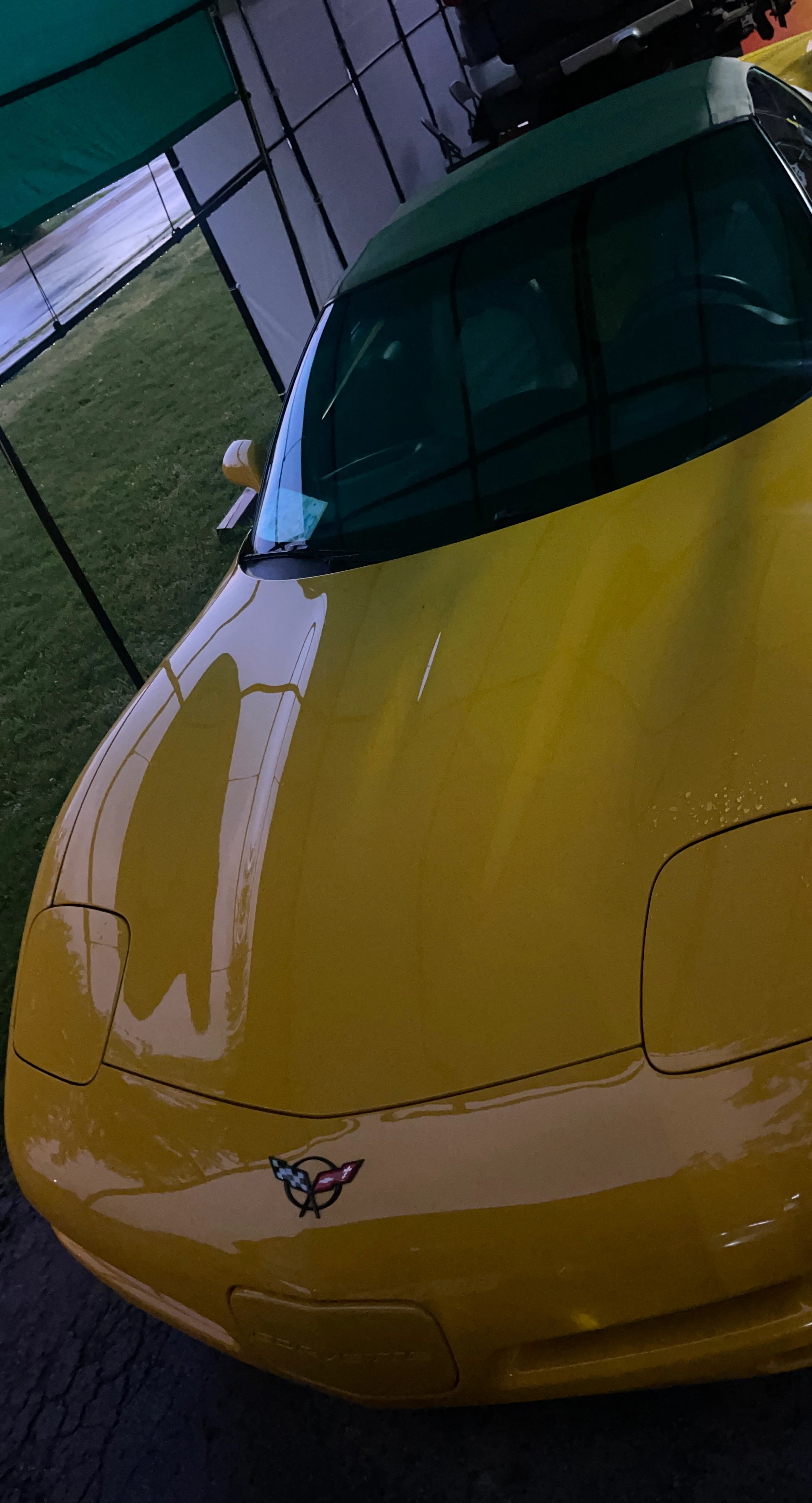 Yellow Chevrolet Corvette Convertible - photo 2