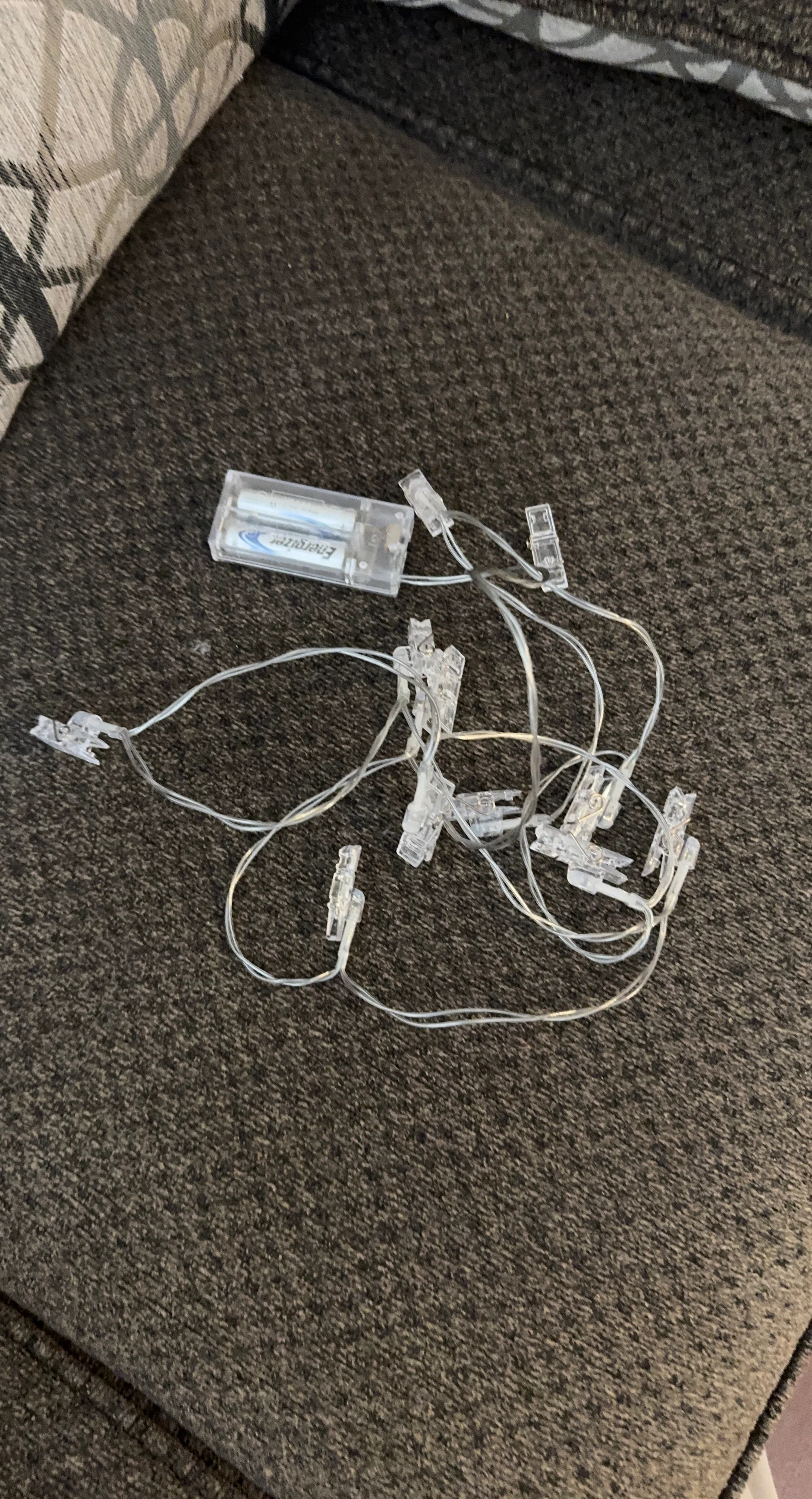 Battery Operated String Lights with Clips