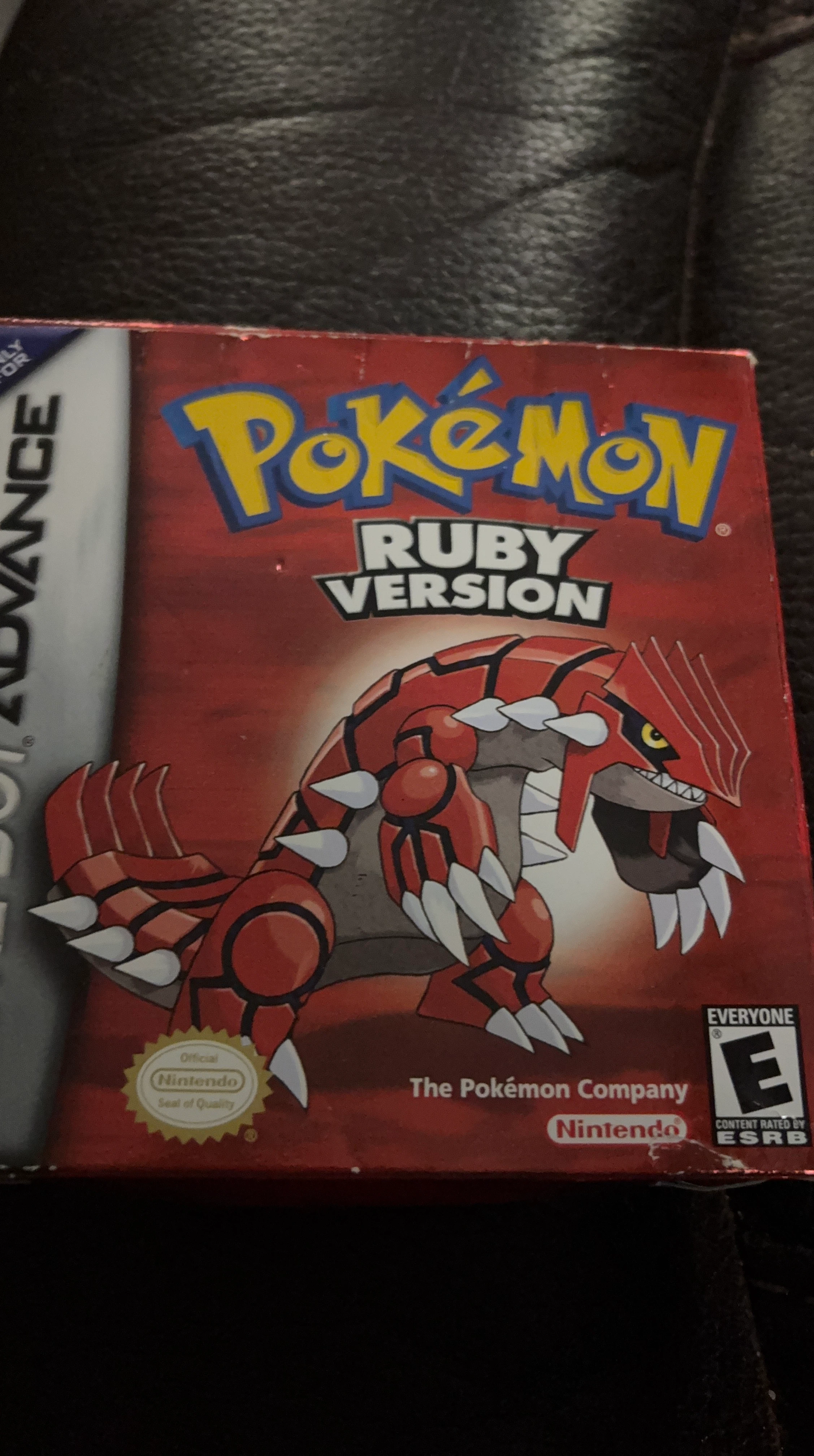 Pokemon Ruby Version Game Boy Advance
