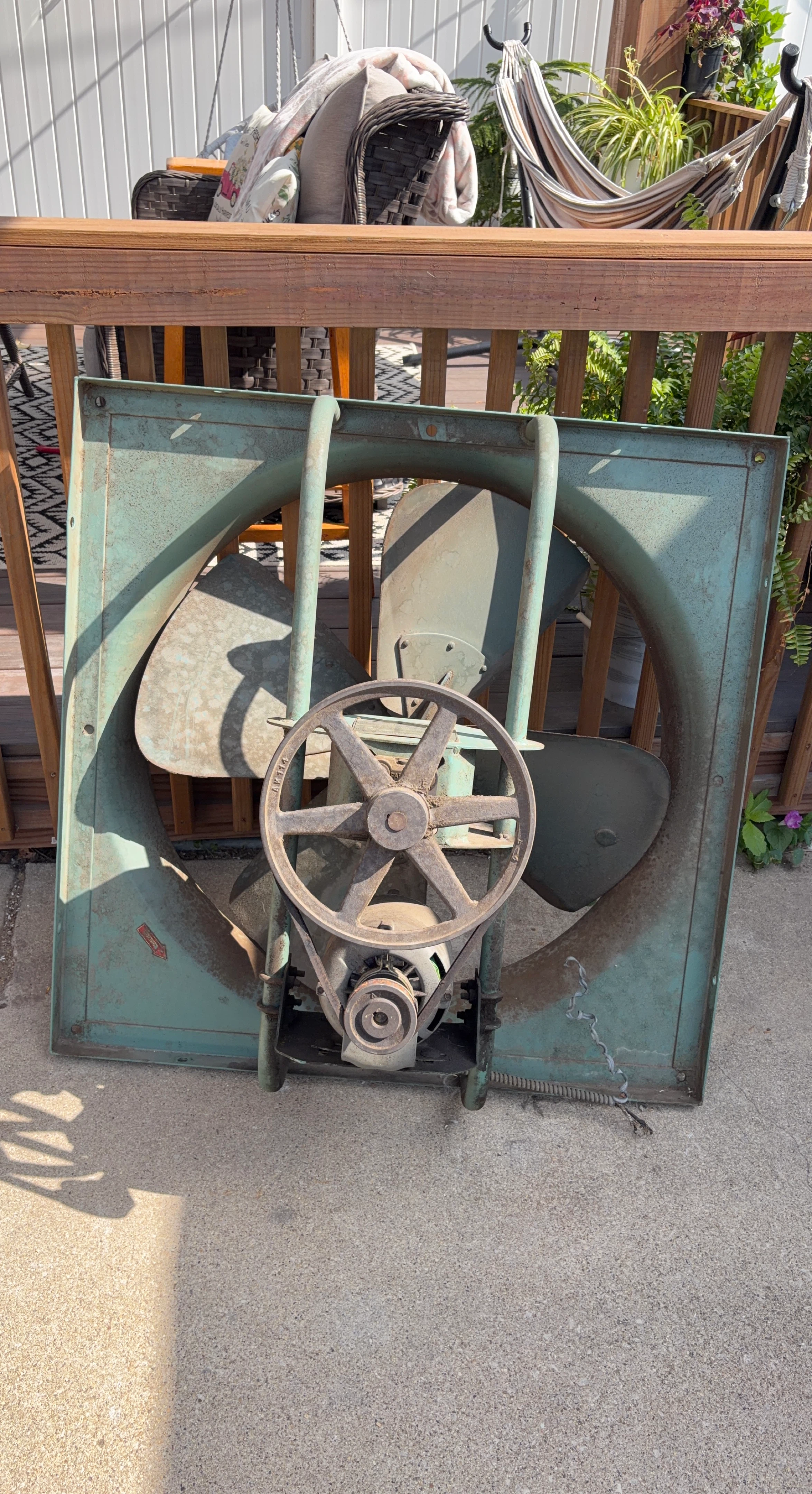 Vintage Industrial Exhaust Fan