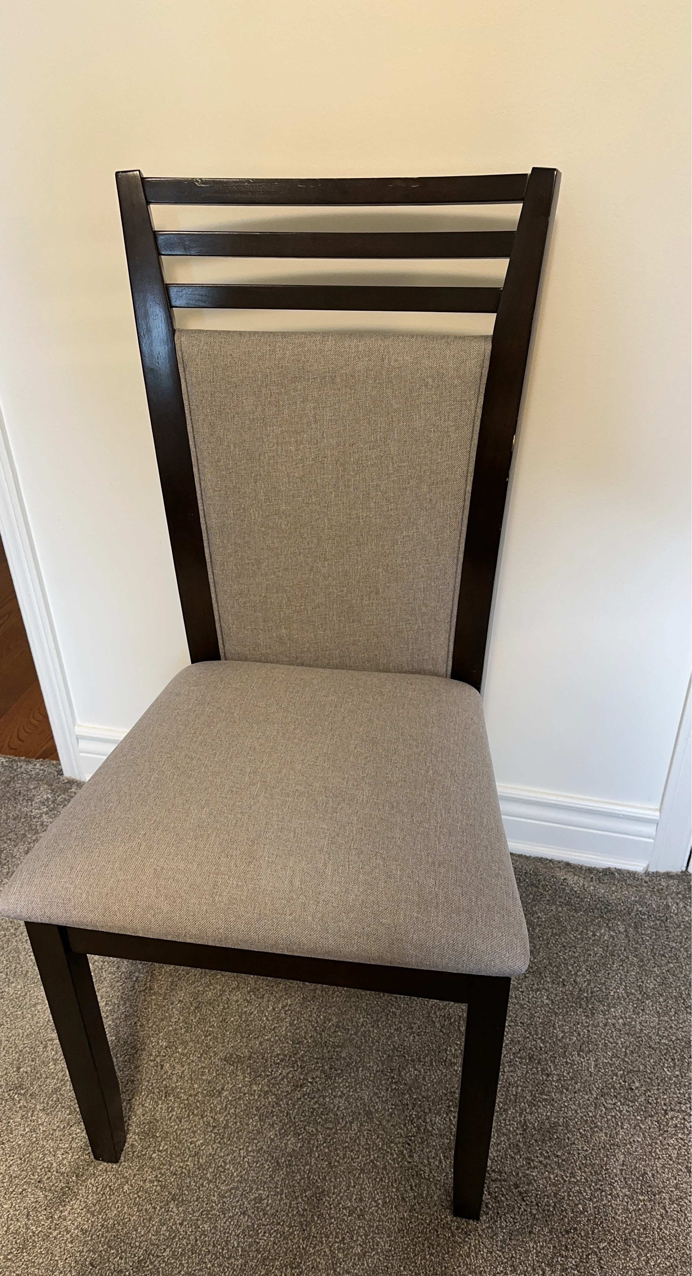 Dining Chair with Padded Seat and Back