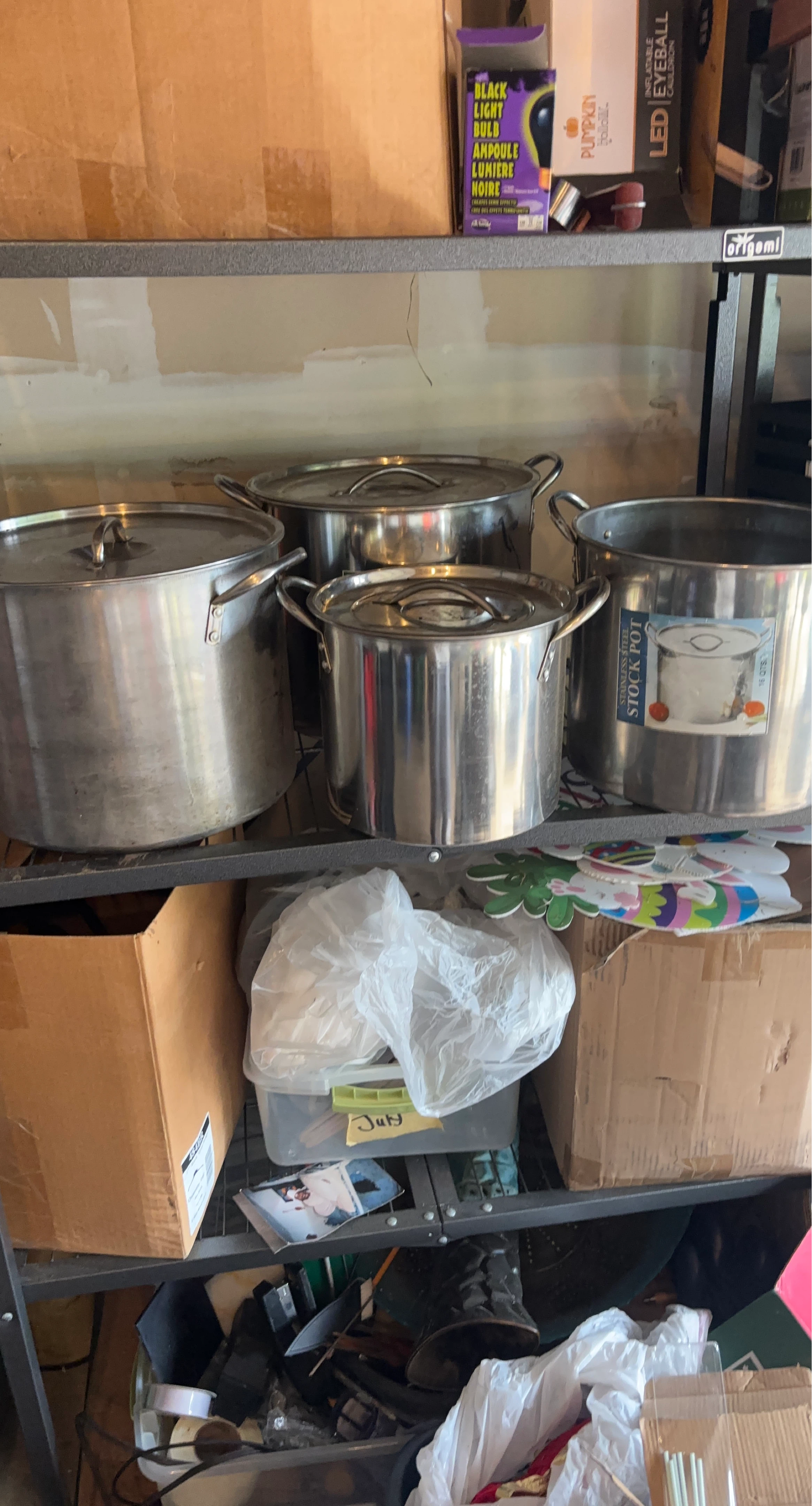 4 piece Stainless Steel Stock Pot