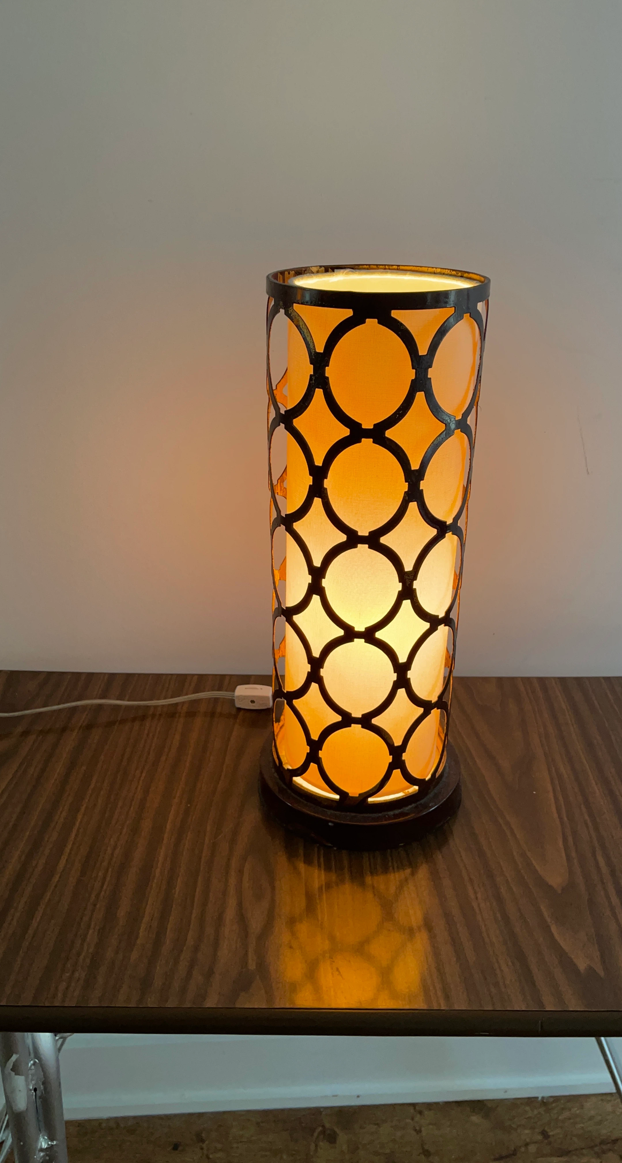 Decorative Cylinder Table Lamp