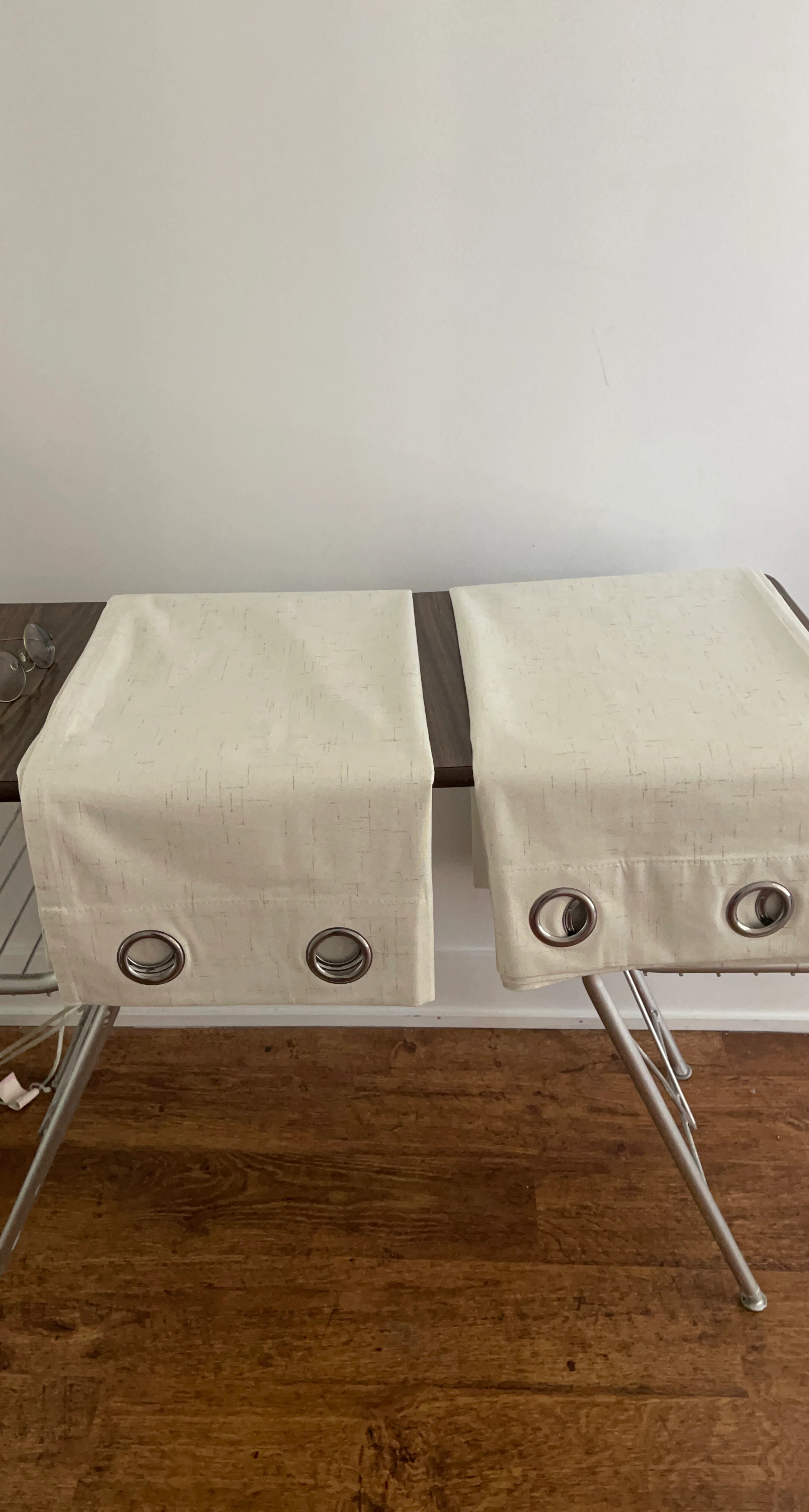 Cream Grommet Curtains
