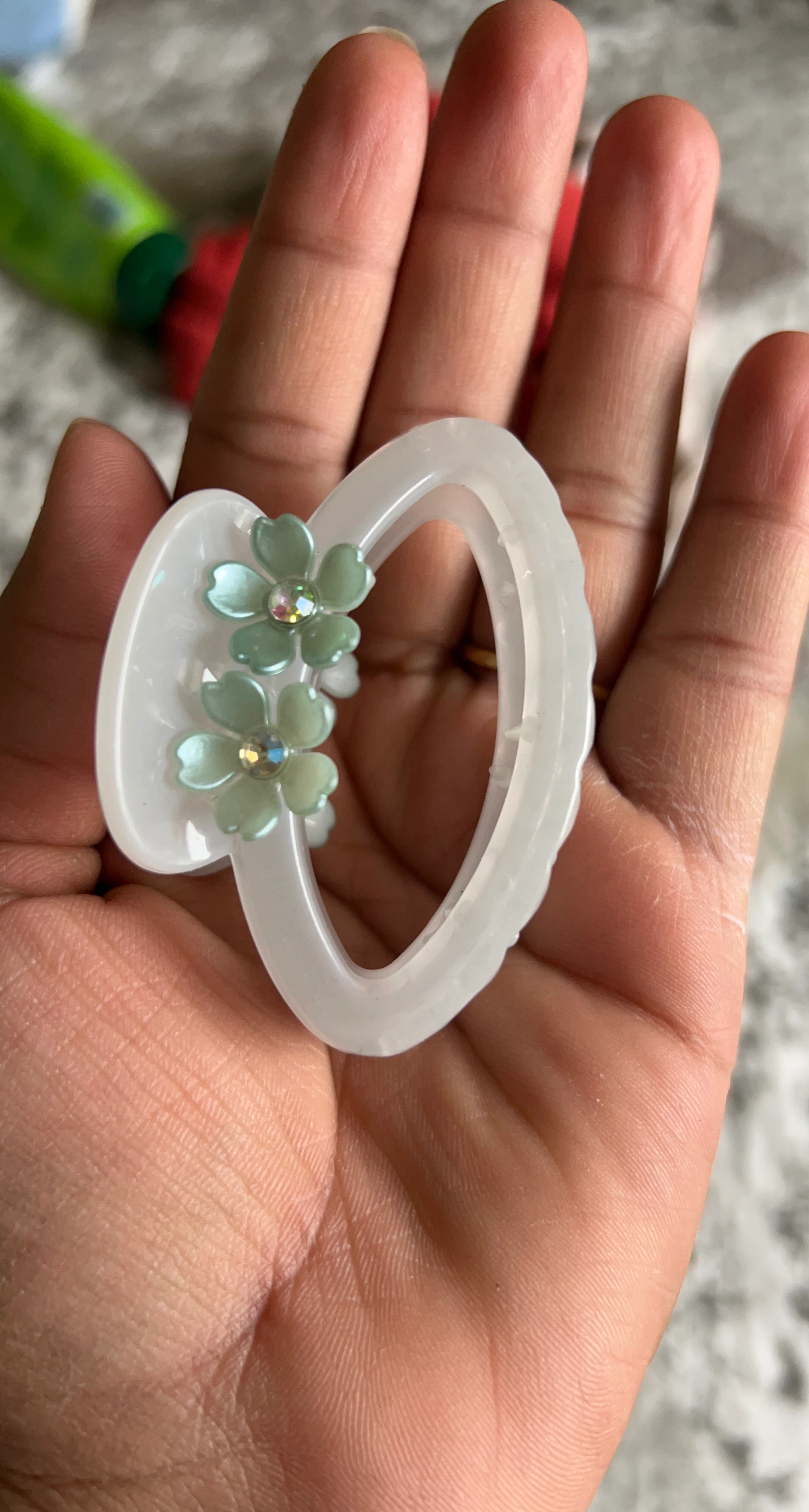 Floral Claw Clip