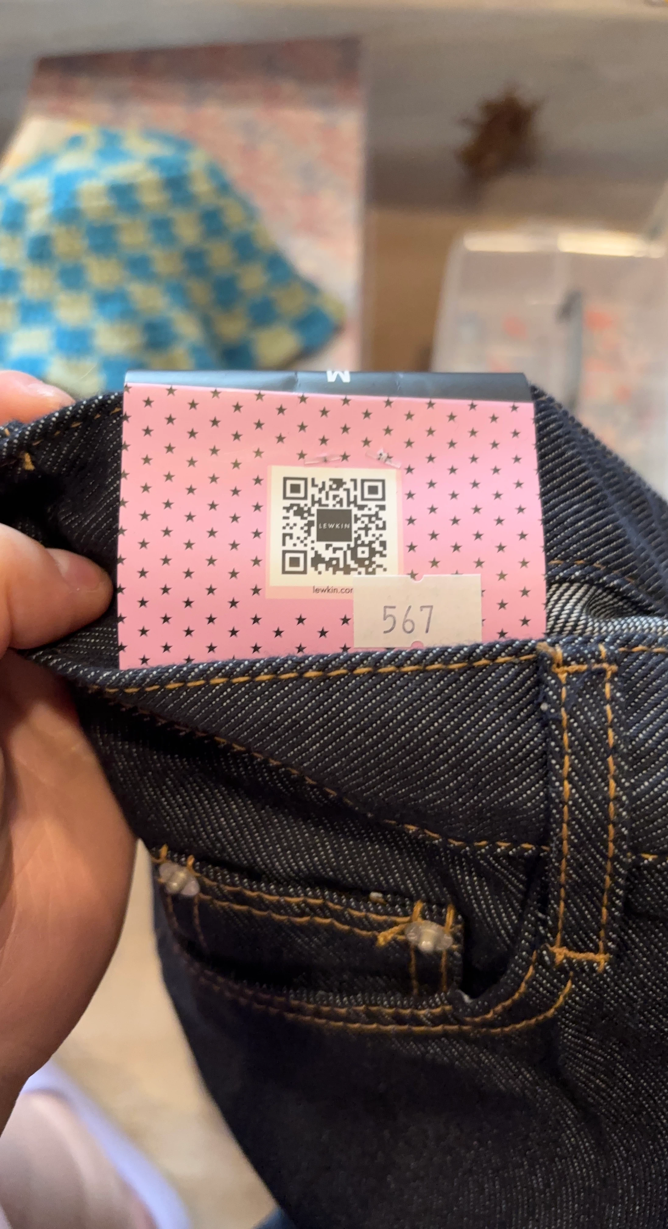 NEW LEWKIN Dark Wash Denim Jeans