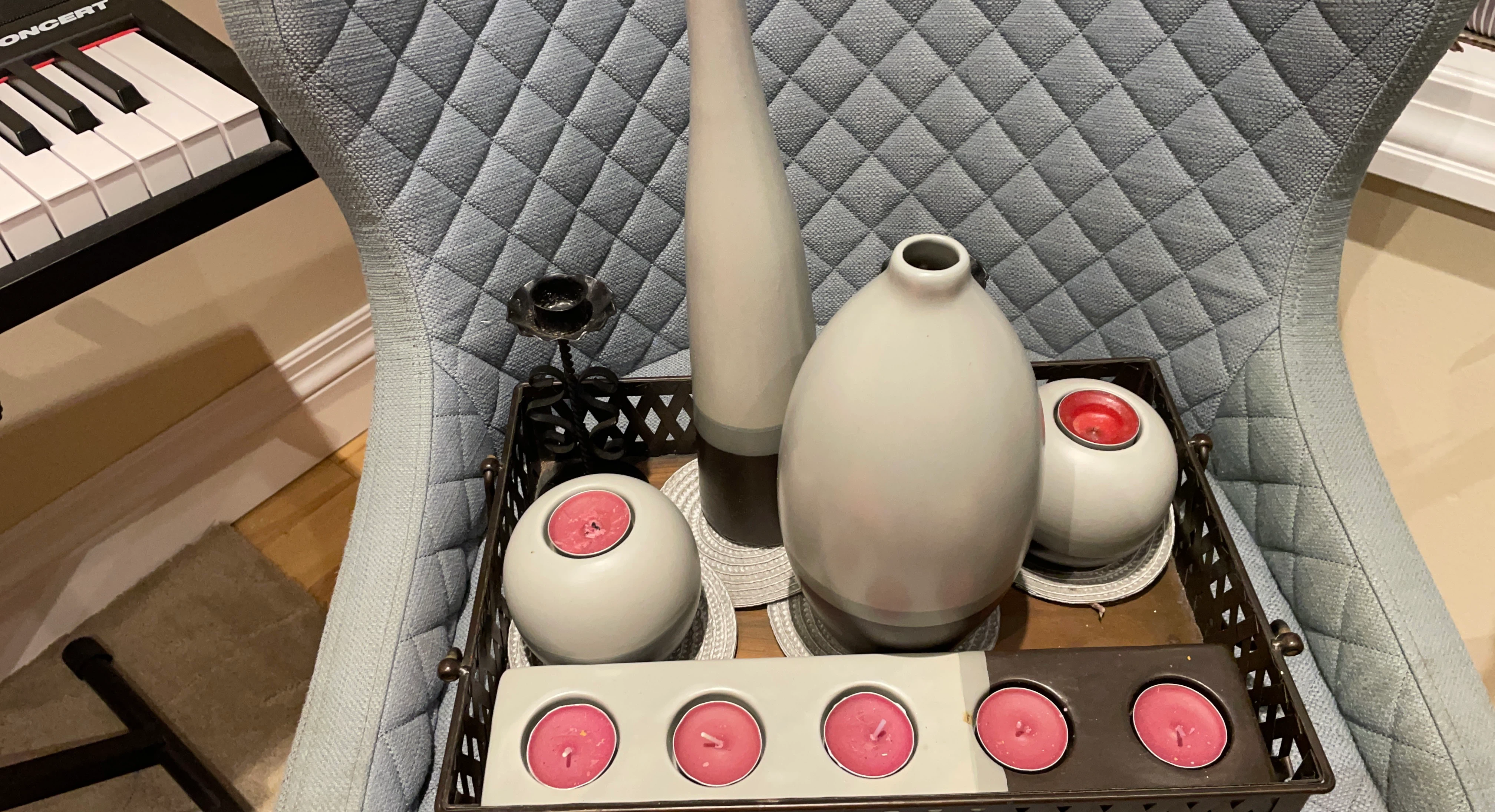 Decorative Vases and Tealight Holders Set