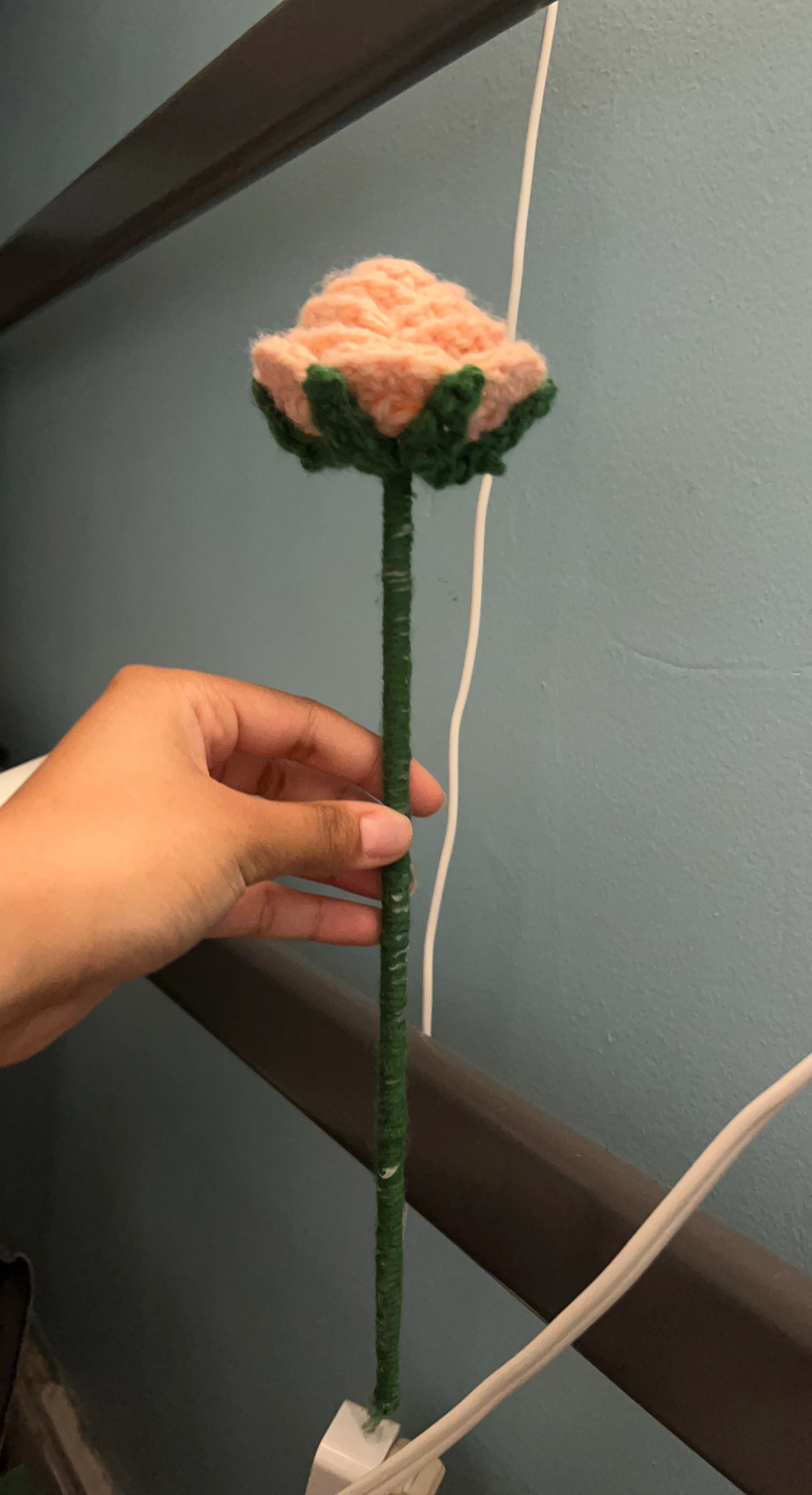 Handmade Crochet Rose Flower
