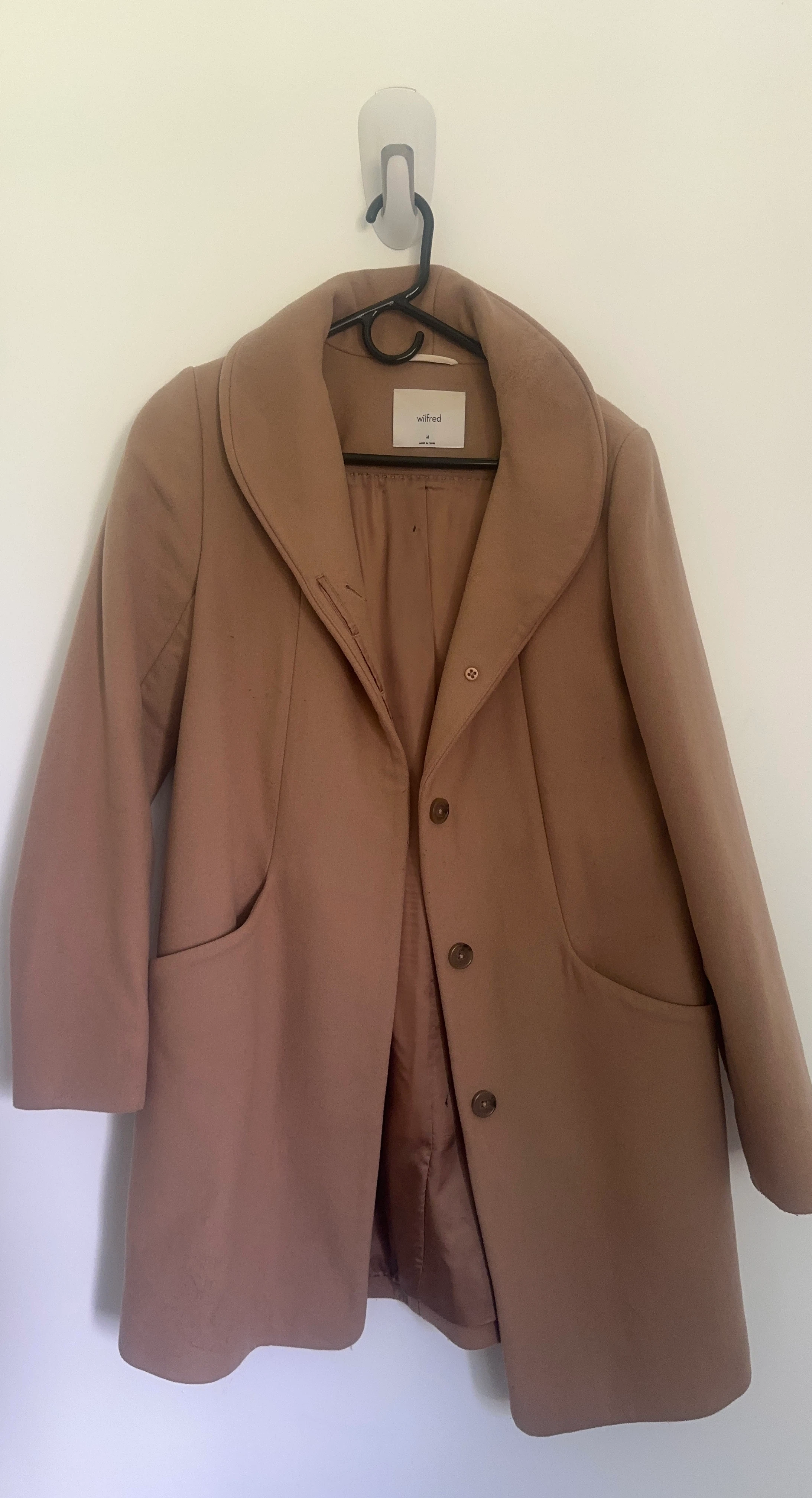 Wilfred Wool Blend Coat - Tan