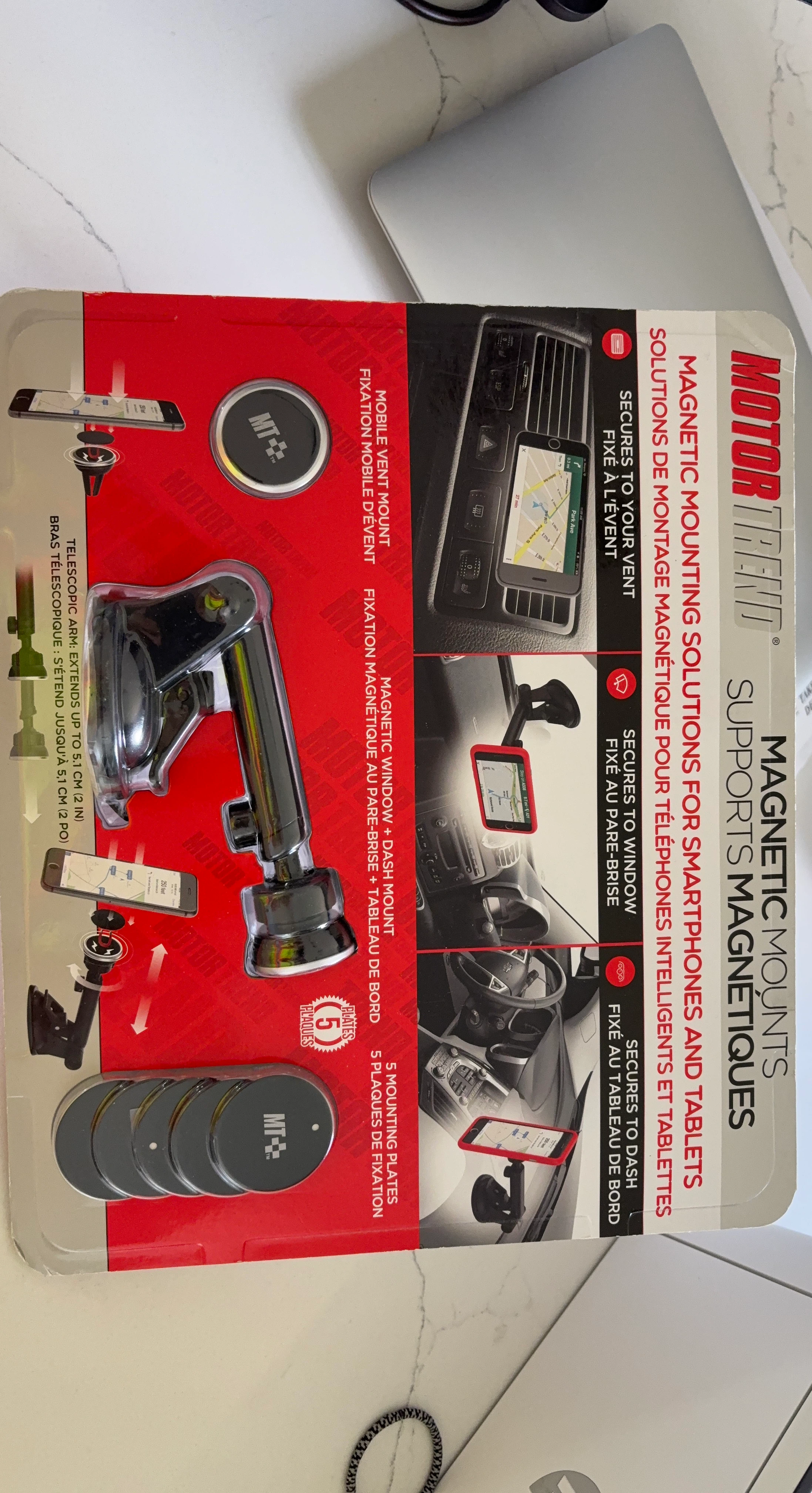 Motor Trend Magnetic Mount for Smartphones and Tablets
