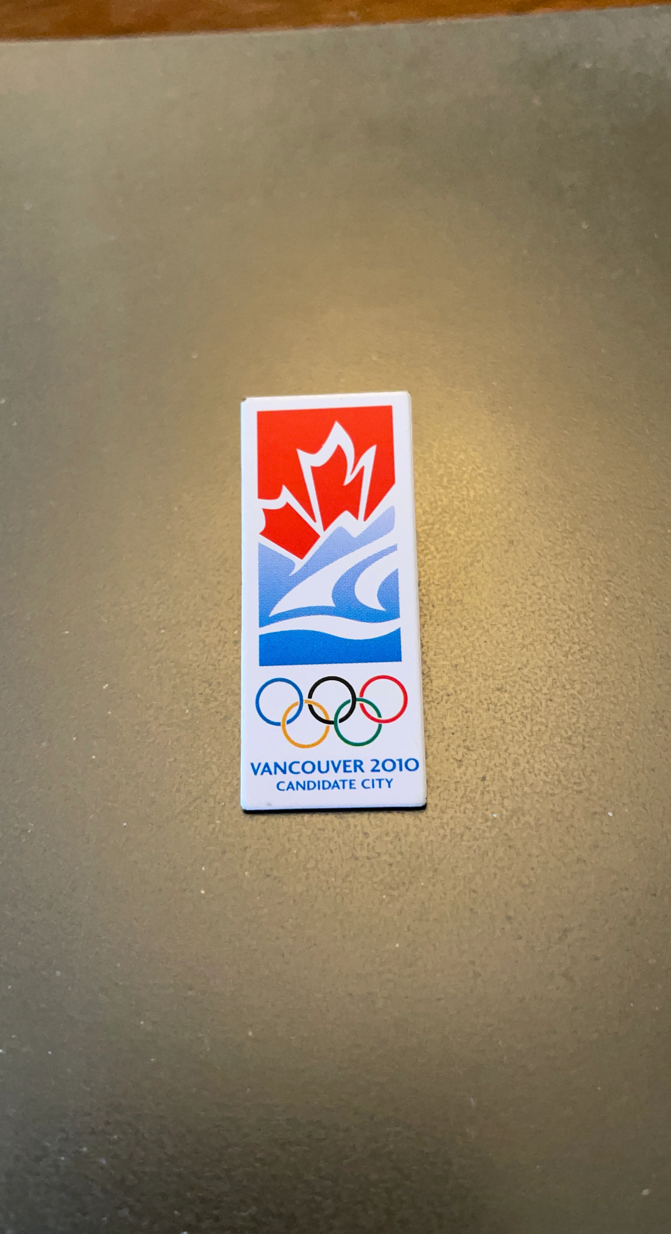 Vancouver 2010 Candidate City Pin