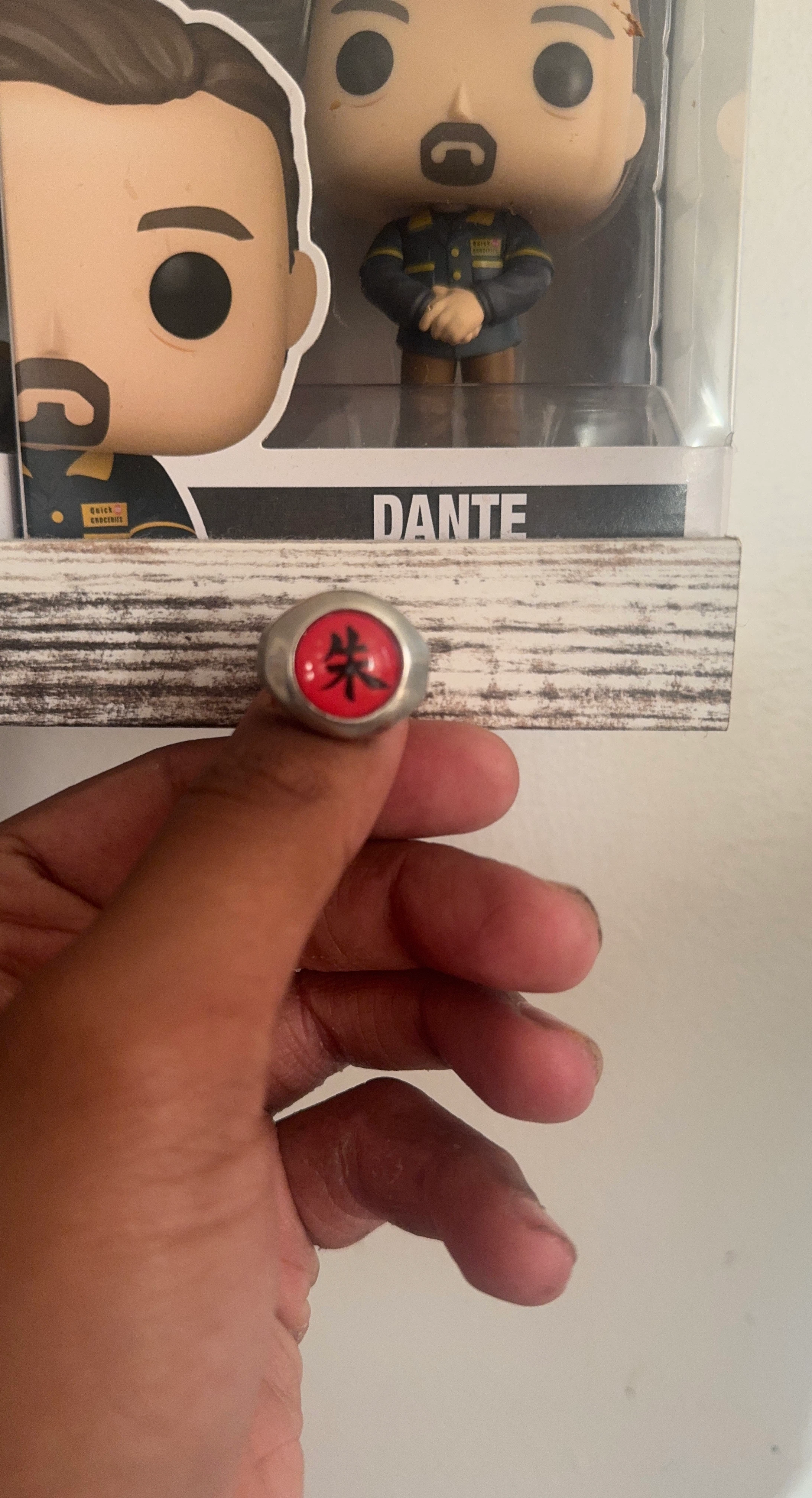 Naruto Akatsuki "朱" Ring
