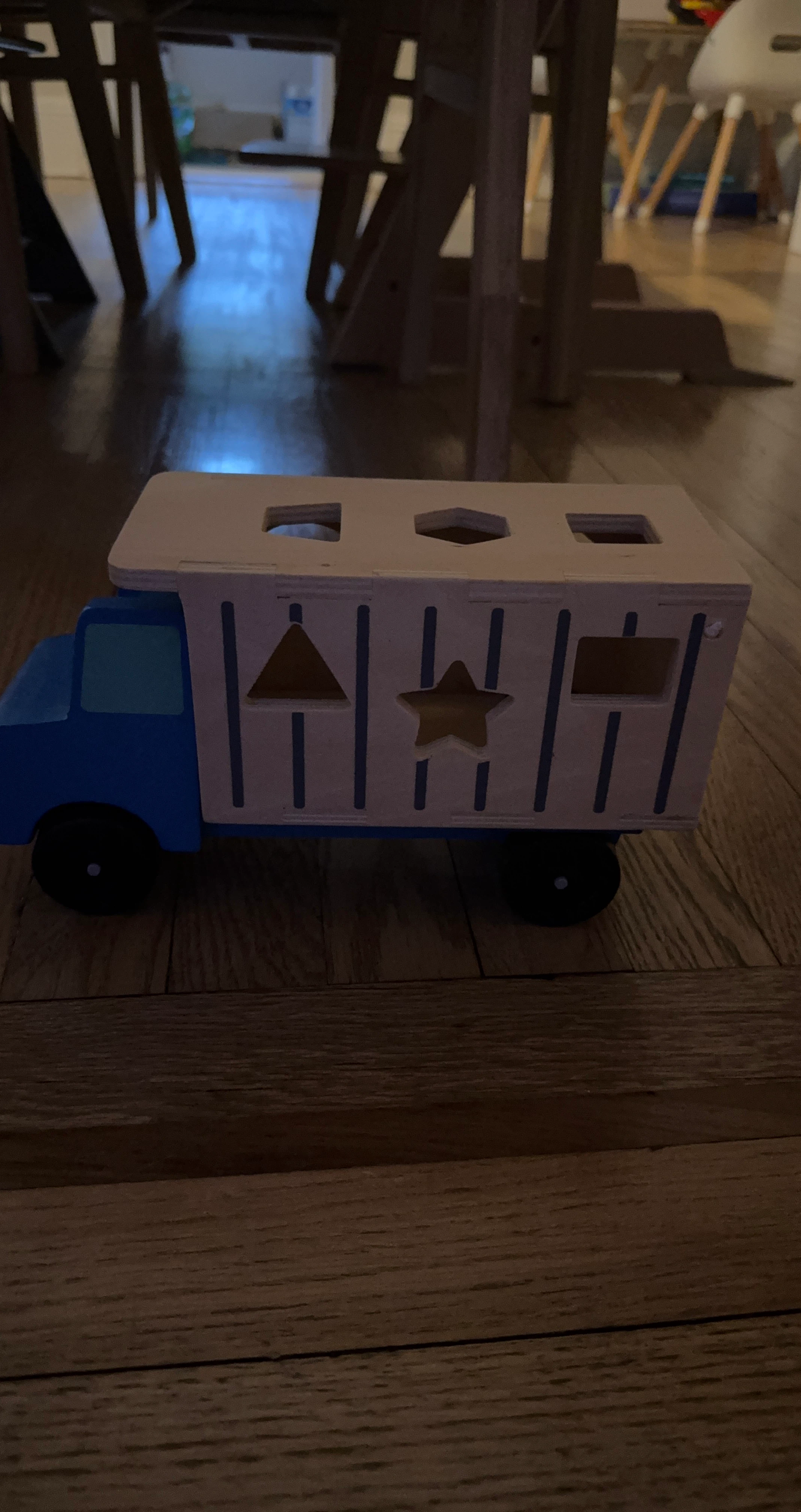 Wooden Shape Sorter Truck