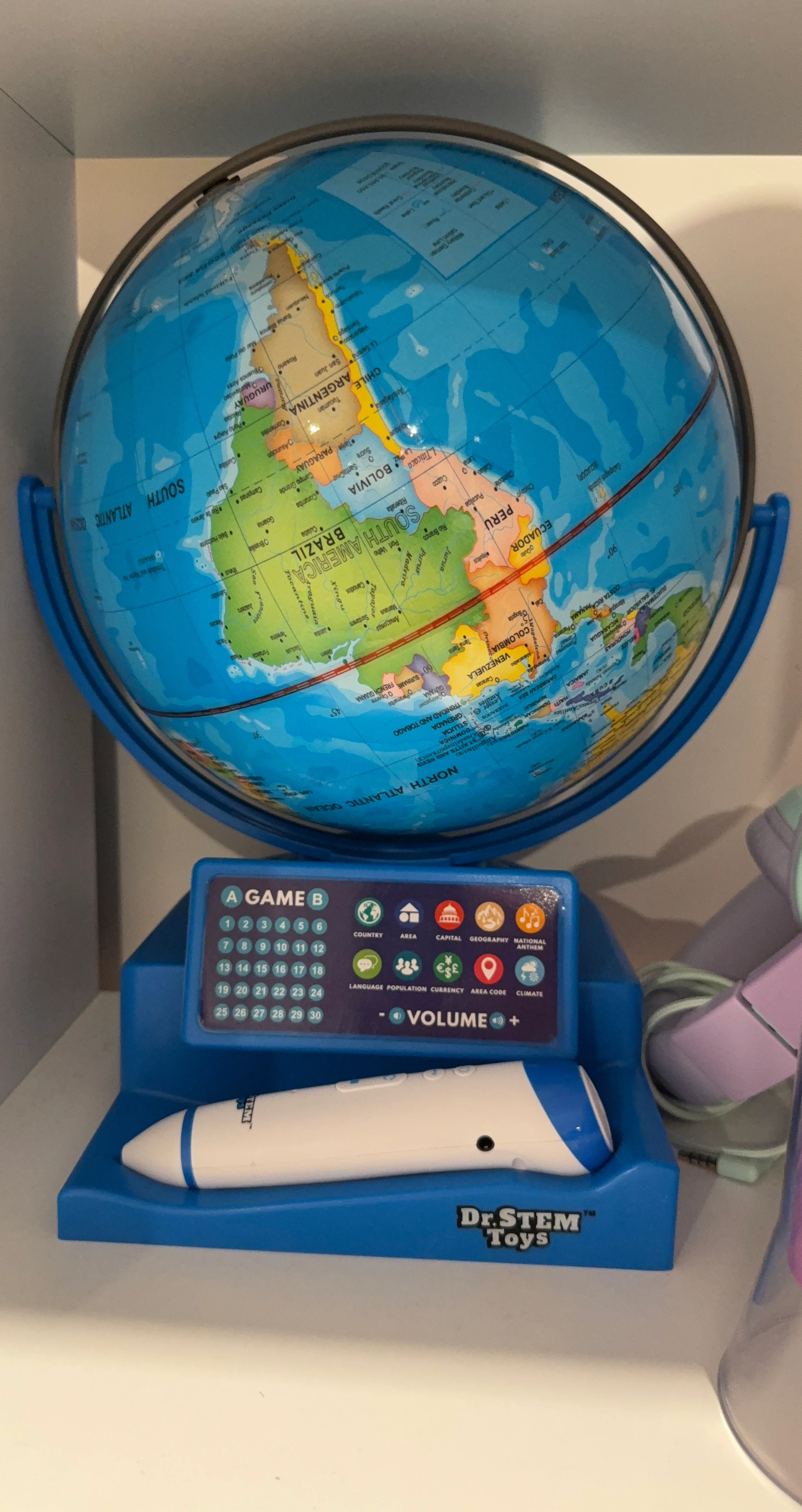 Dr. STEM Toys Interactive Globe with Talking Pen