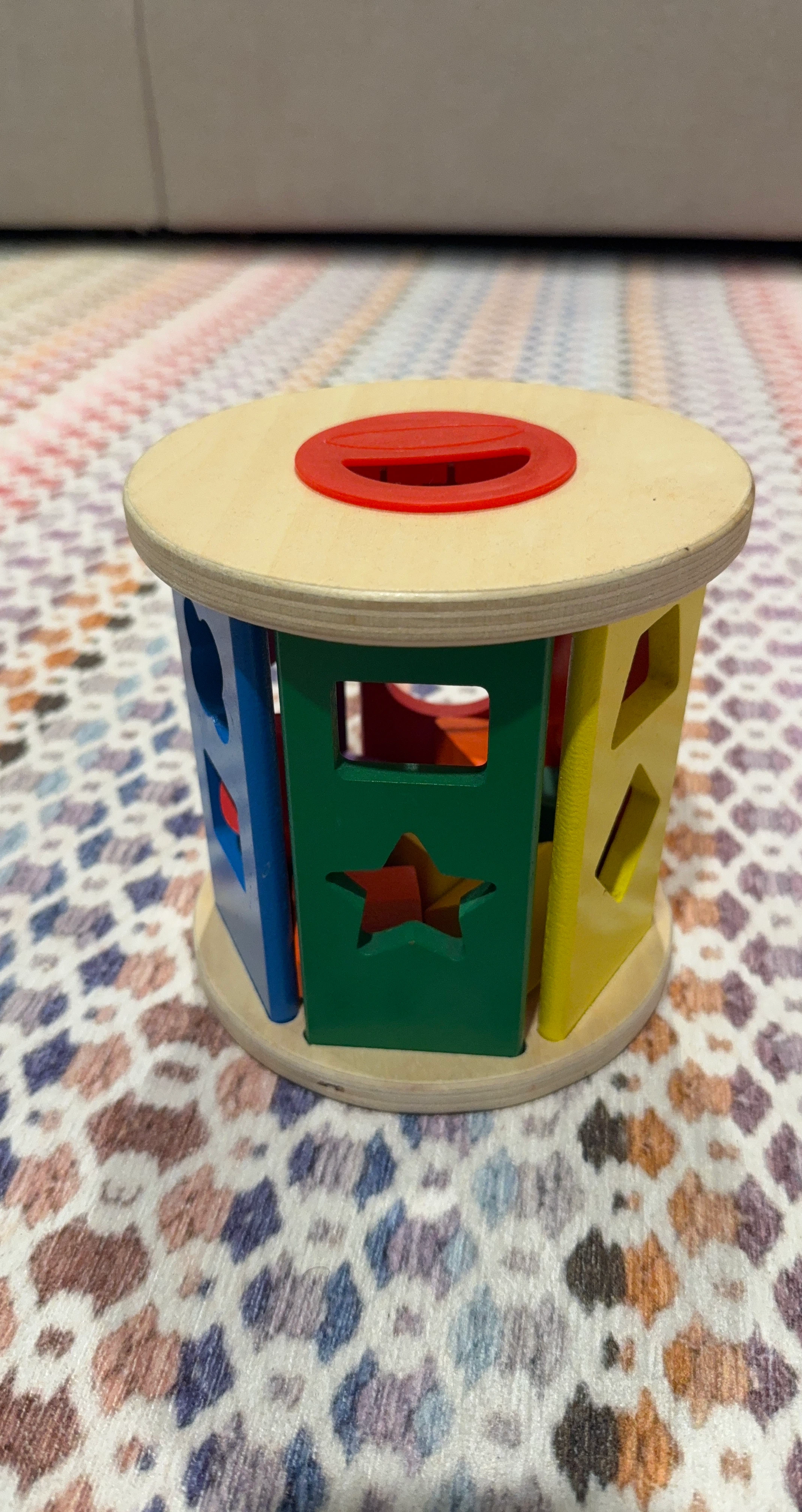 Wooden Shape Sorter Toy