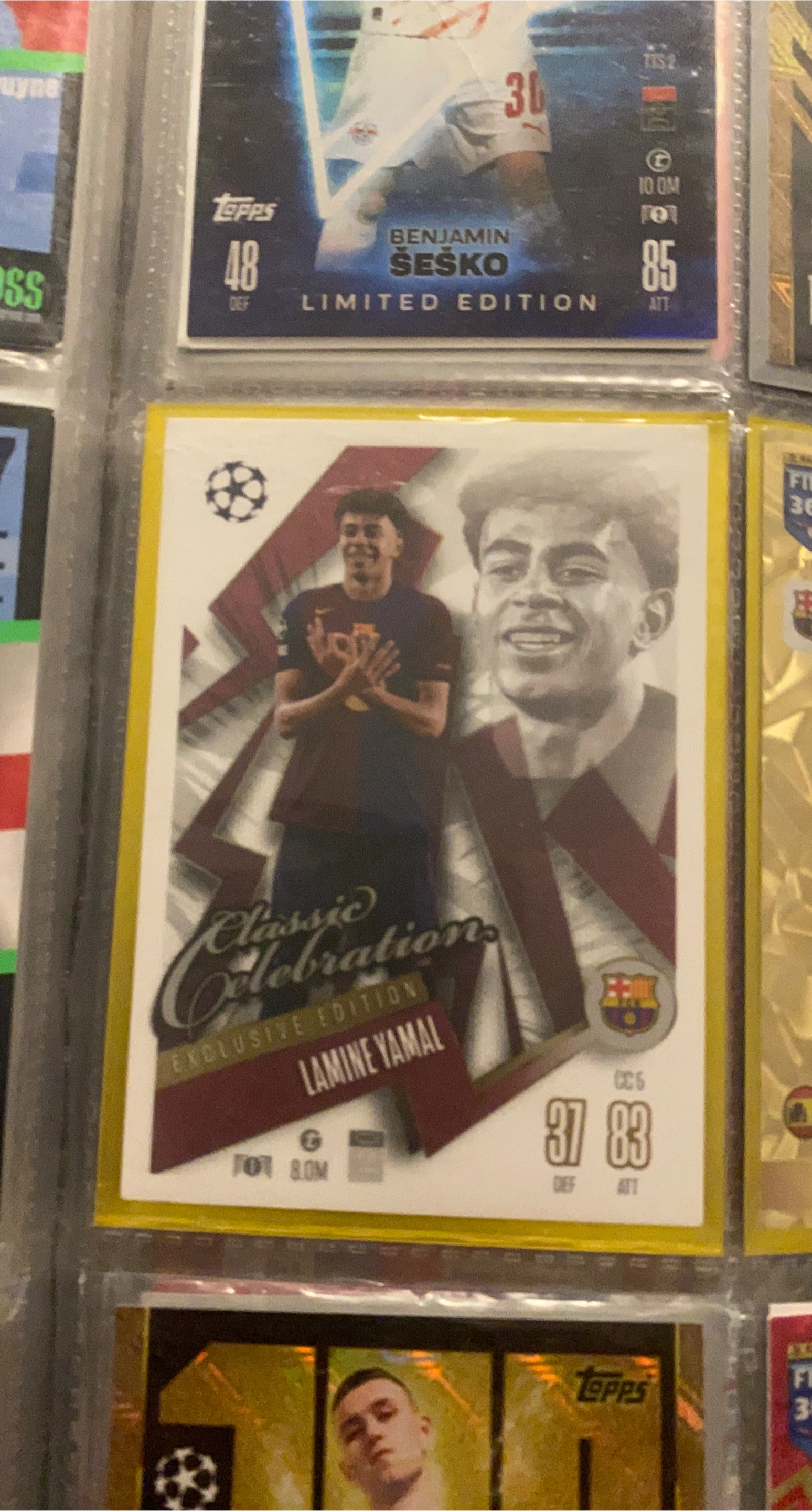 Topps Lamine Yamal Classic Celebration Exclusive Edition Card