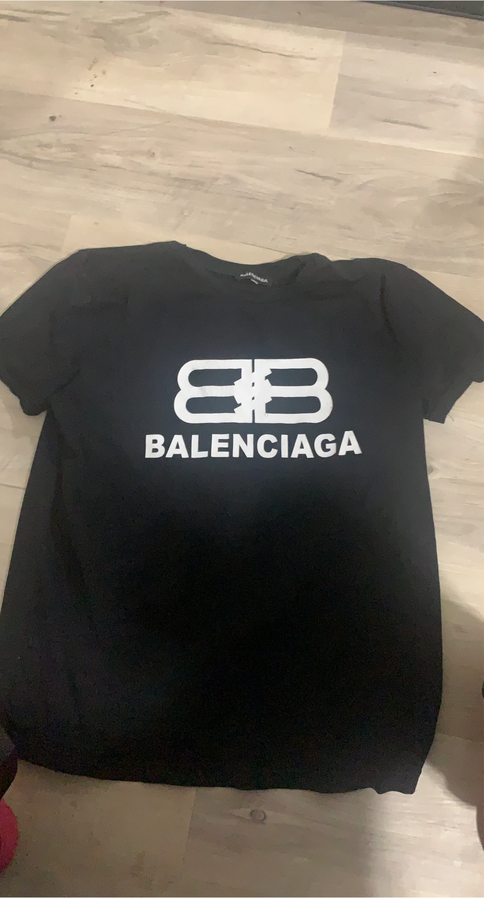 Black Balenciaga T-Shirt