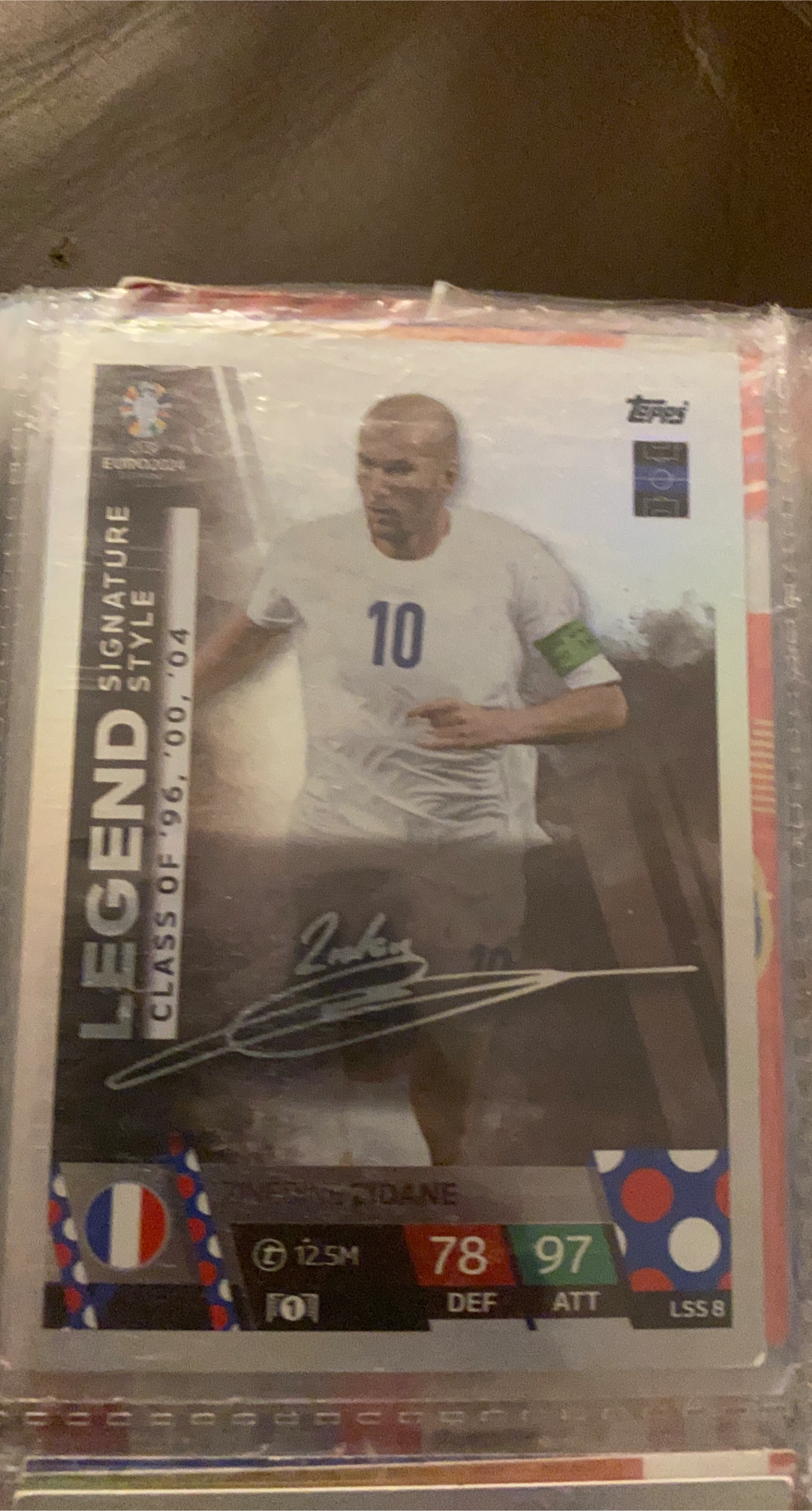 Topps Zidane Signature Style Trading Card