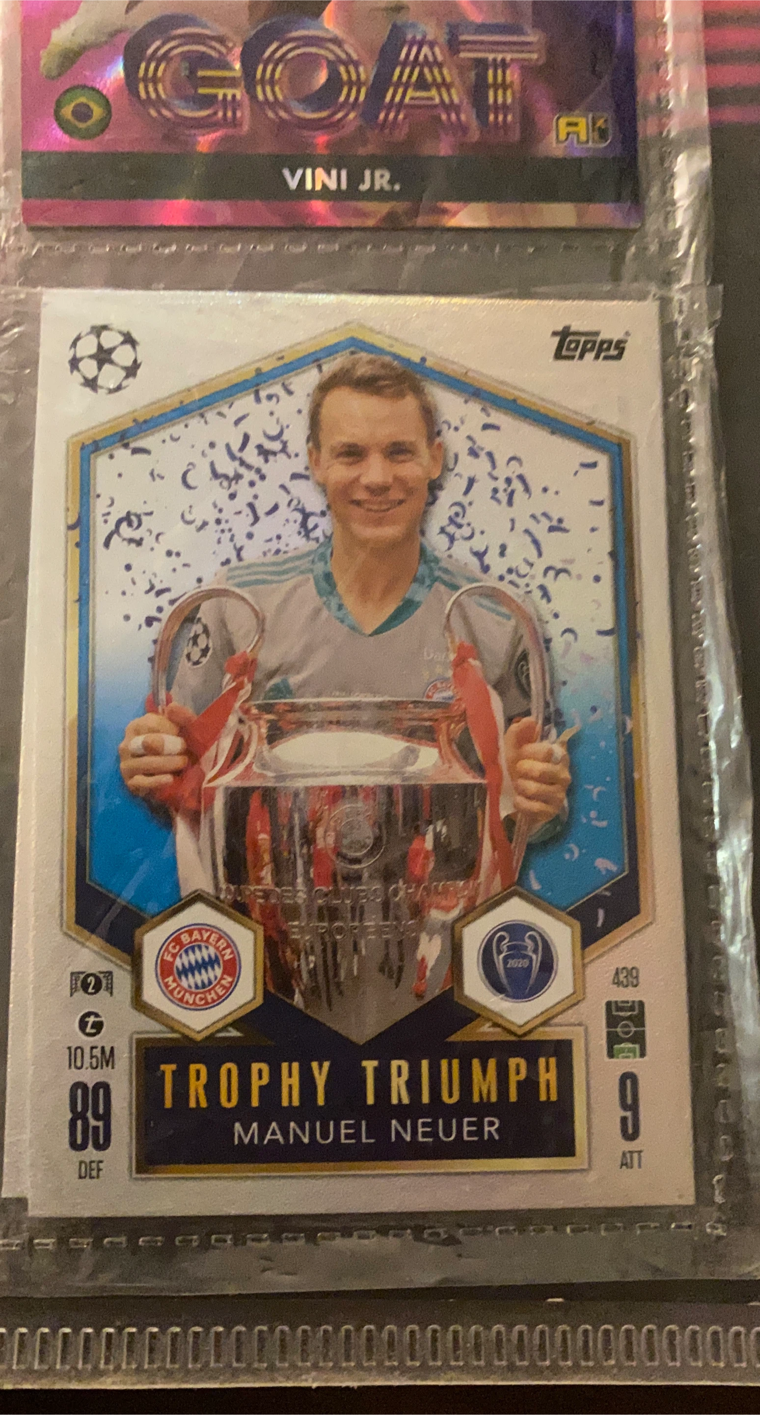 Topps Trophy Triumph Manuel Neuer Soccer Card