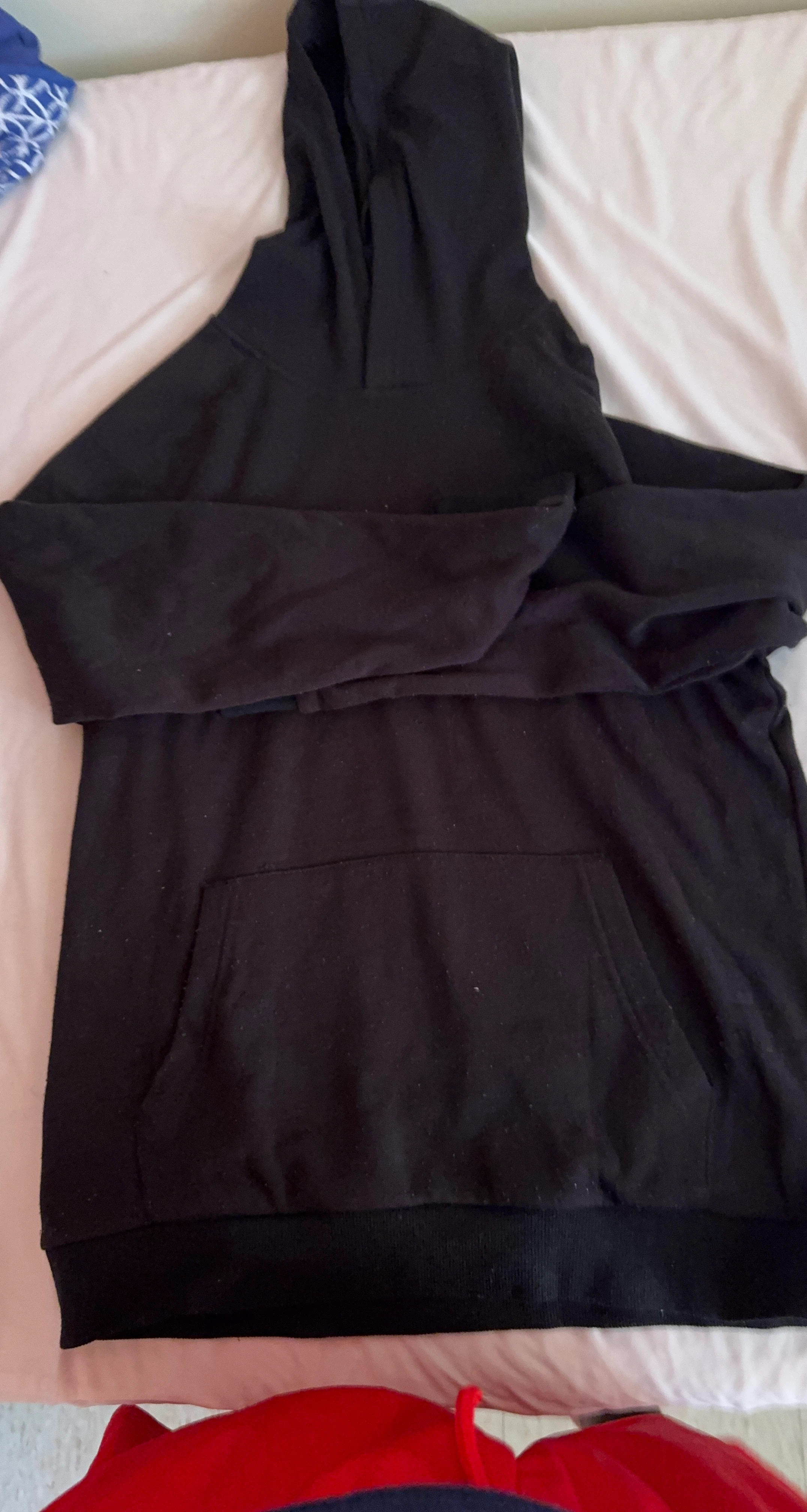 Black Hoodie with Front Pocket