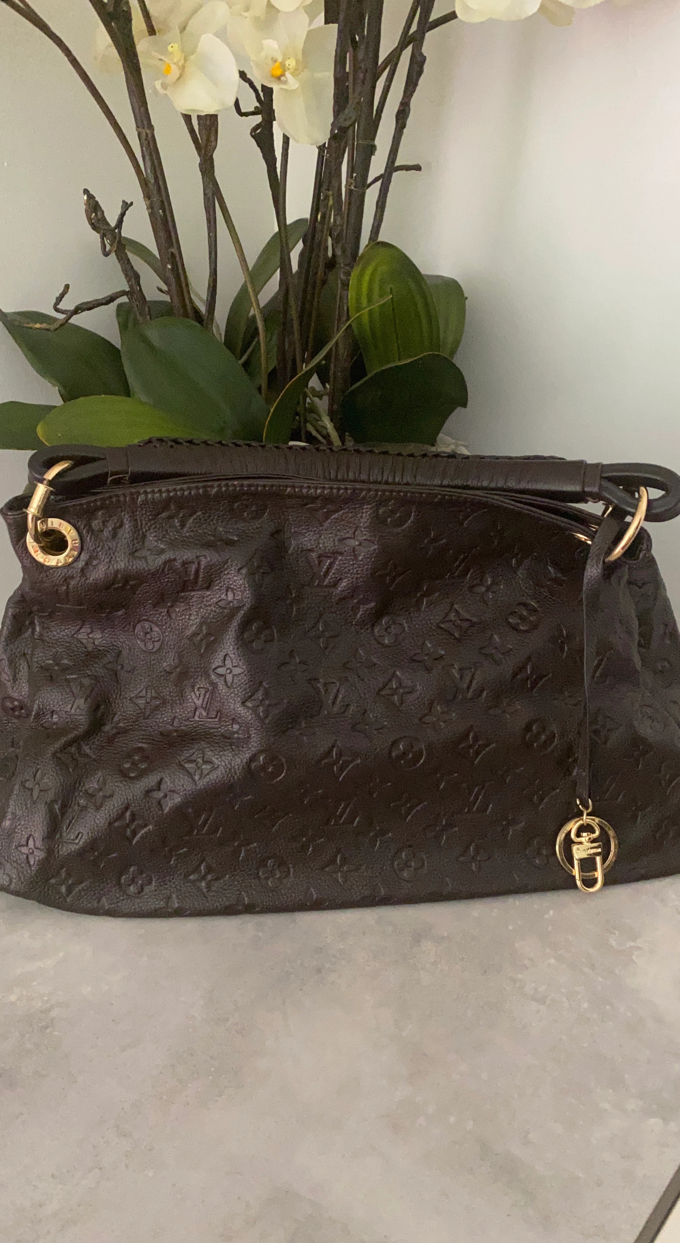 Louis Vuitton Monogram Embossed Leather Handbag