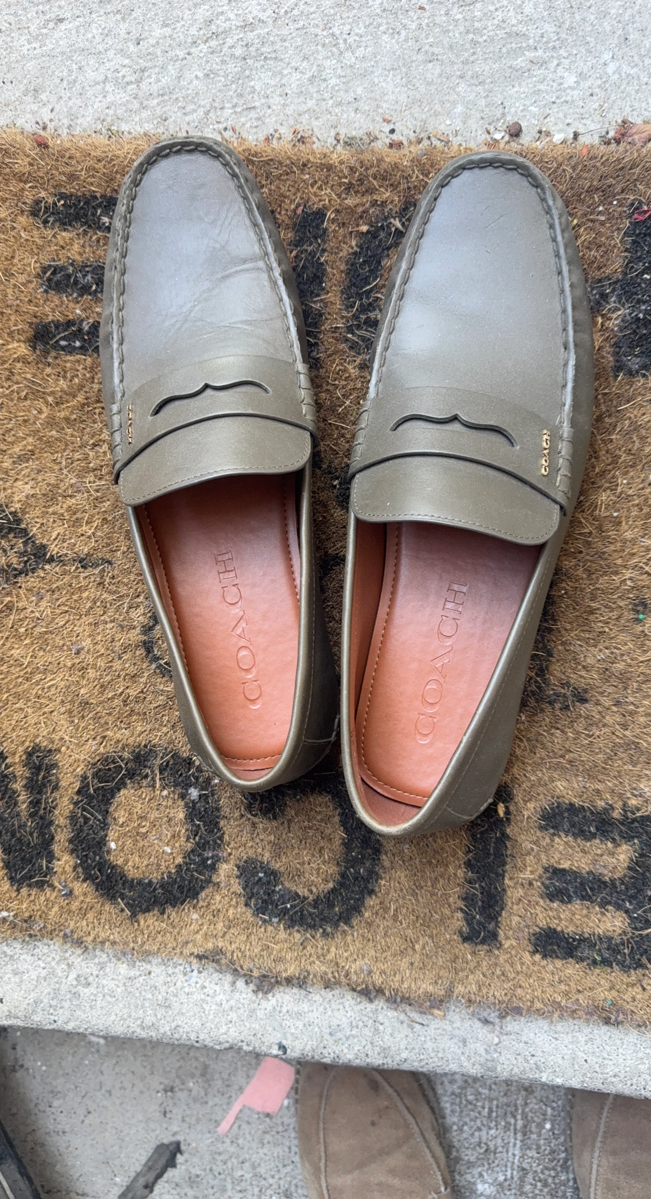 Coach Loafers - Olive Green