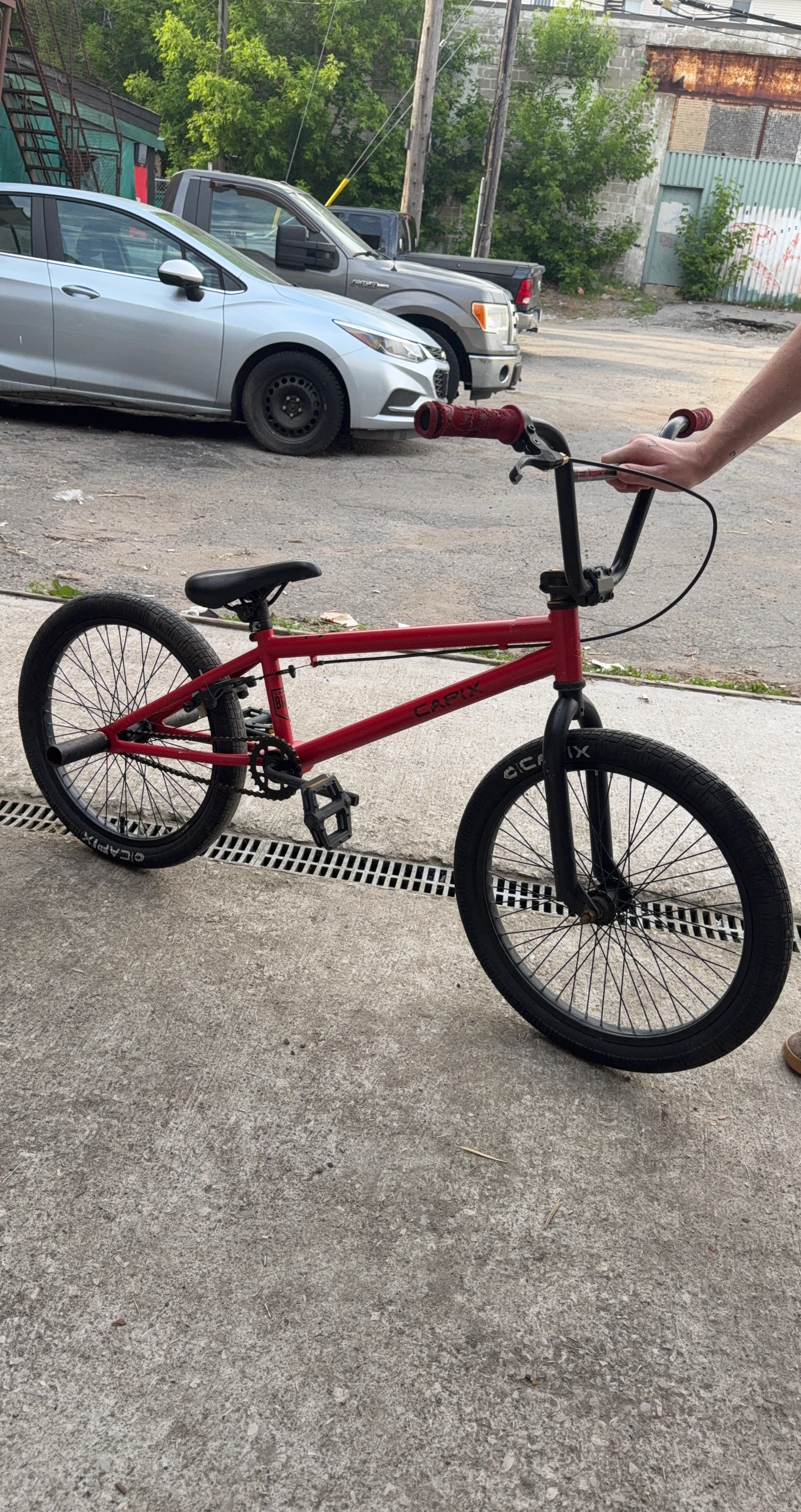 Red BMX Bike
