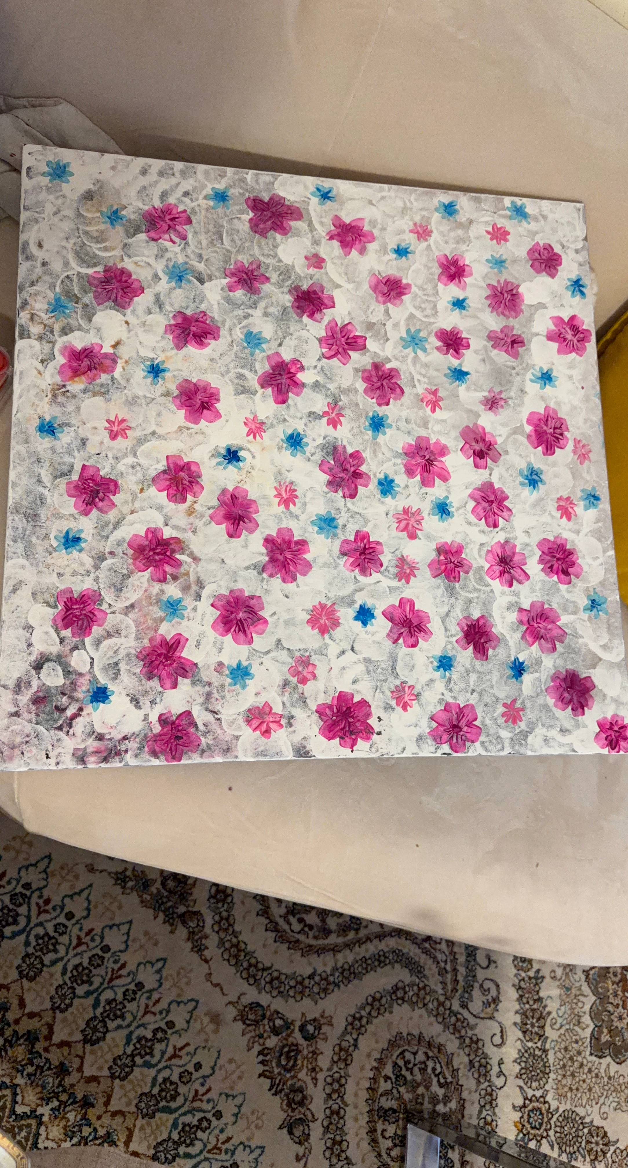 Floral Wall Art Canvas Painting