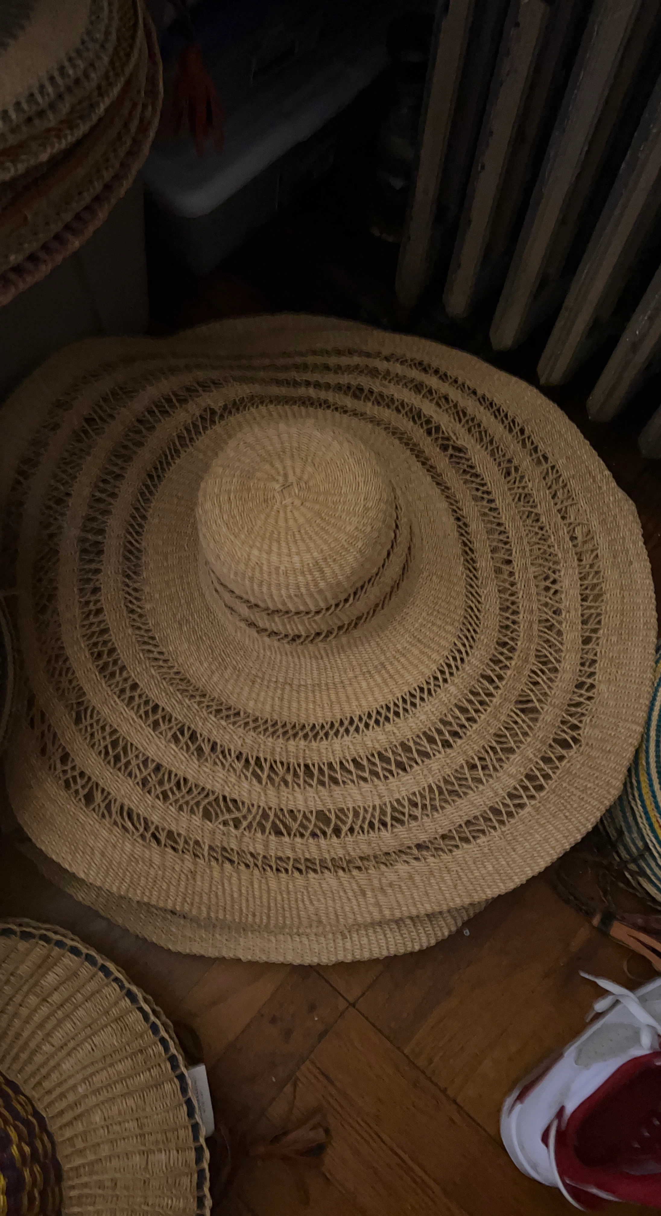 Large Woven Straw Sun Hat