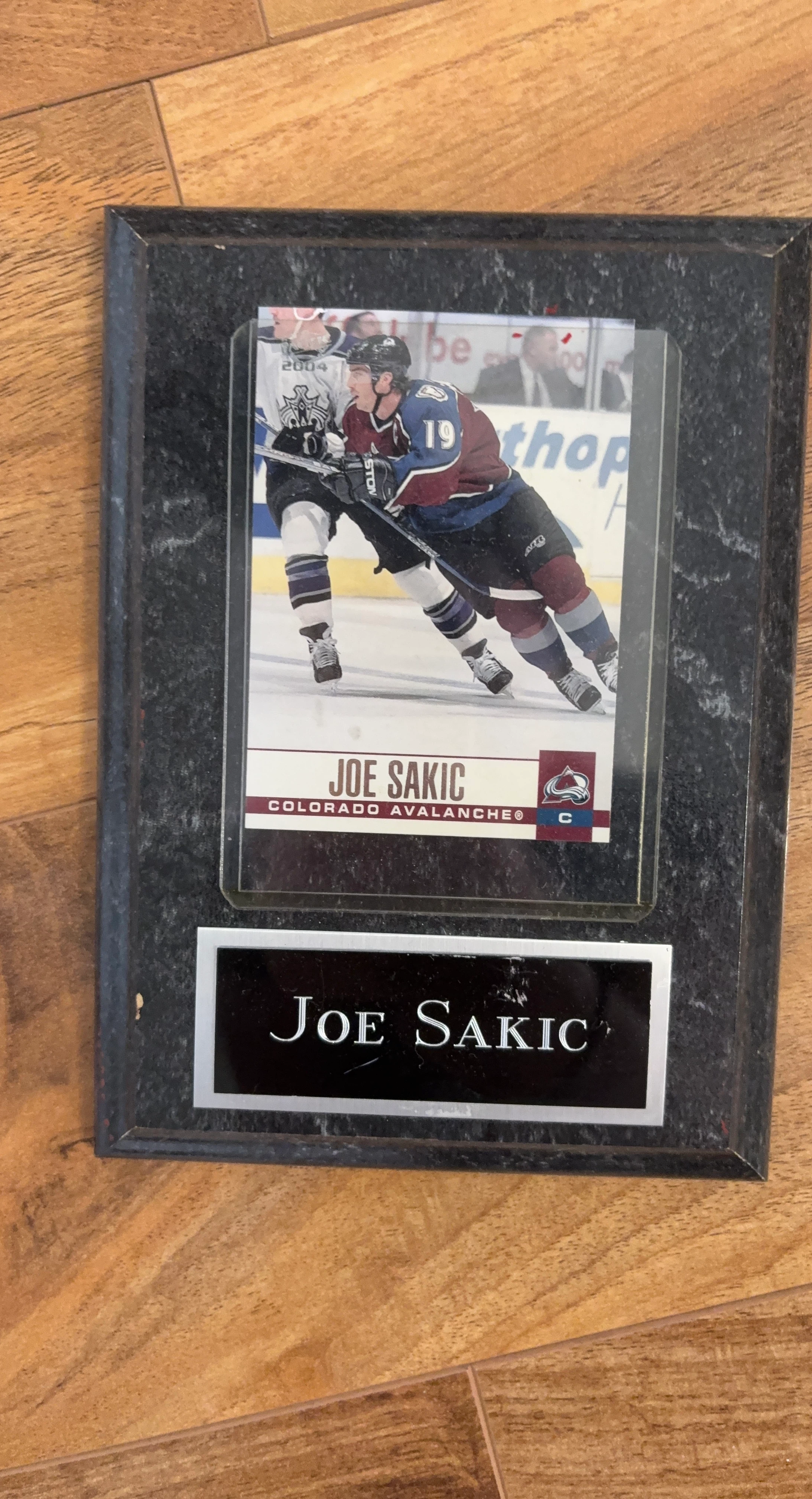 Joe Sakic Colorado Avalanche Framed Hockey Photo