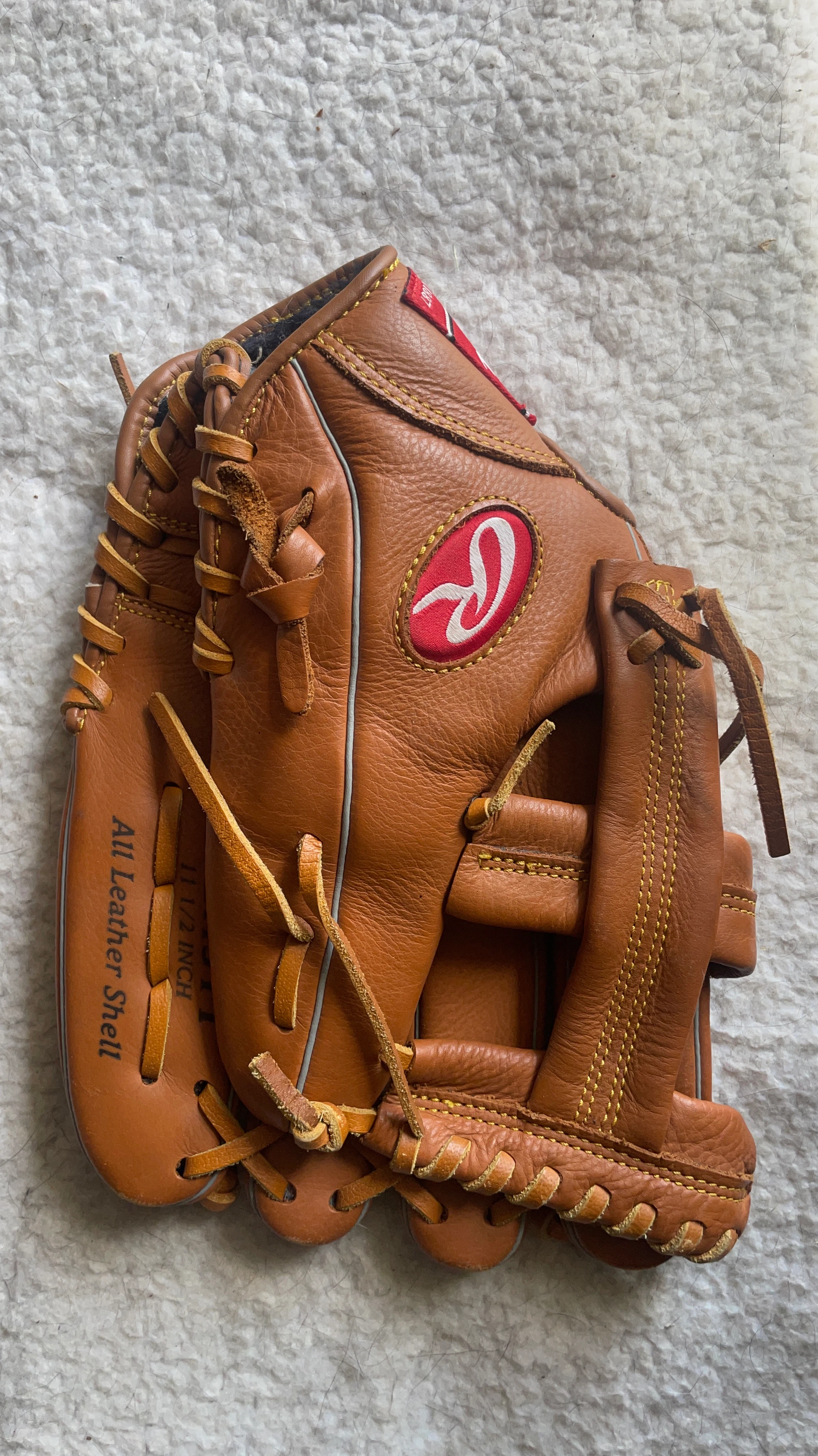 Rawlings All Leather Shell Baseball Glove